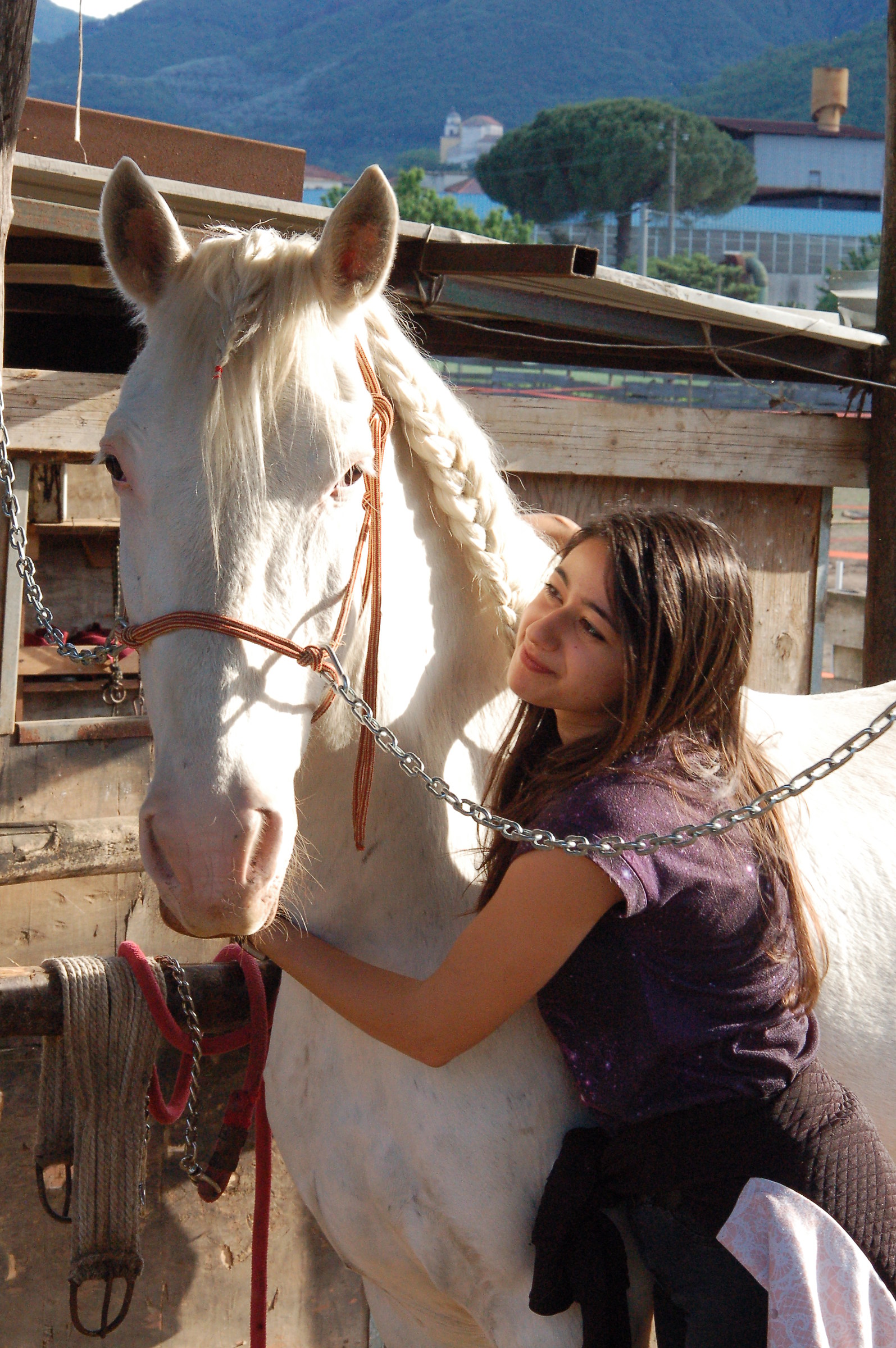 Giorgia and her steed