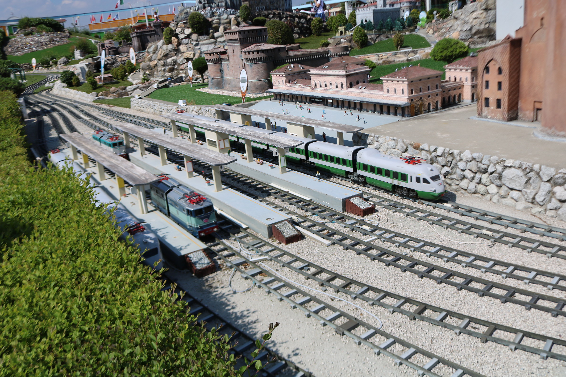 Mini Italy Rimini, the station of Bologna