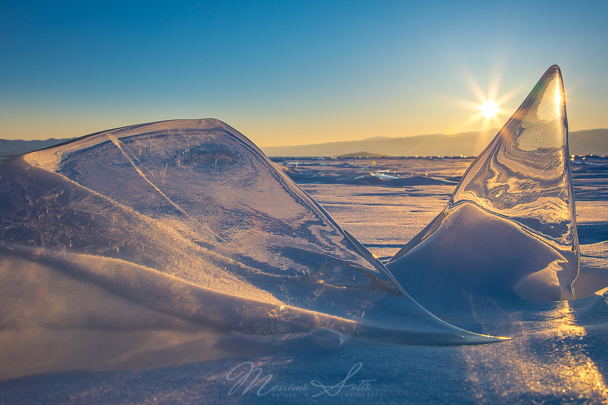 Ice Fins Sunset