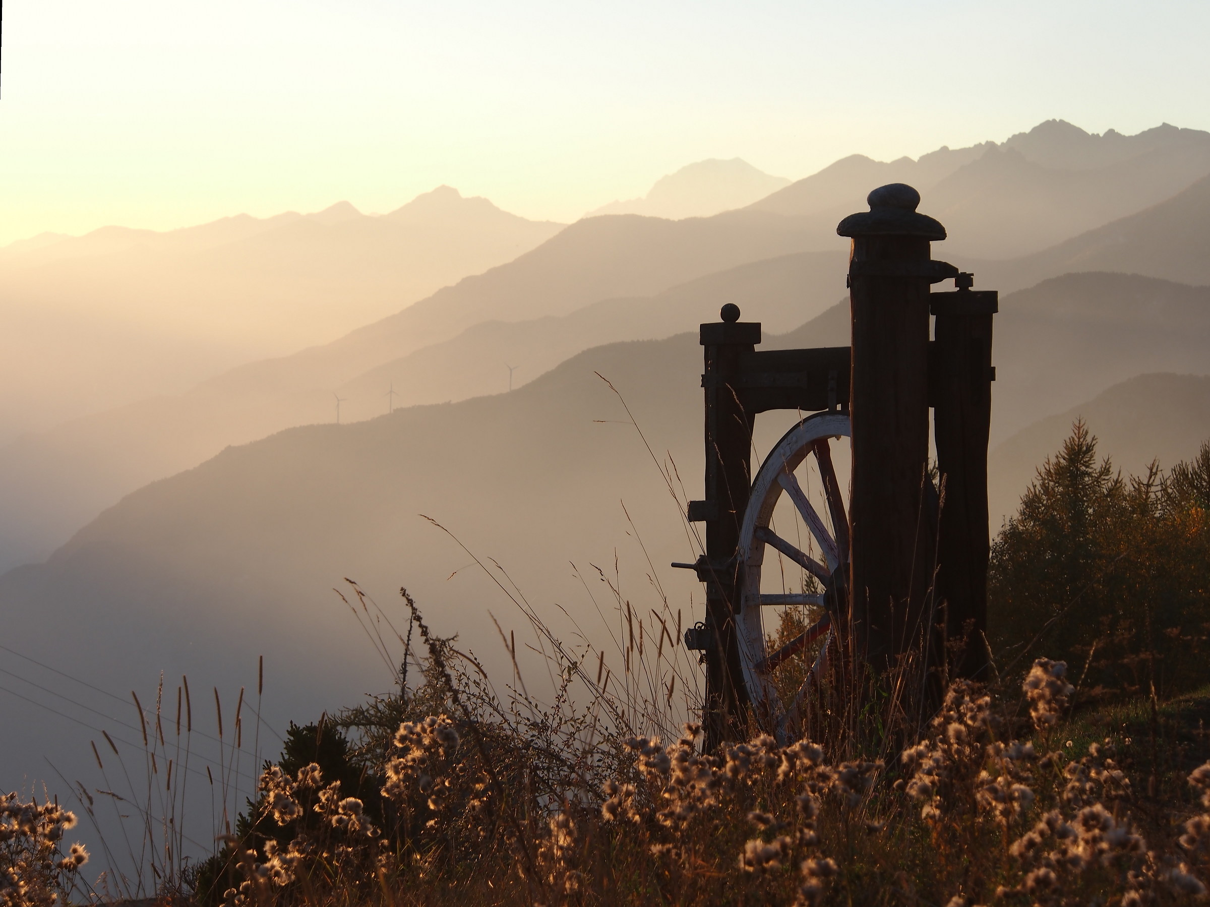 Tramonto al Col de Joux