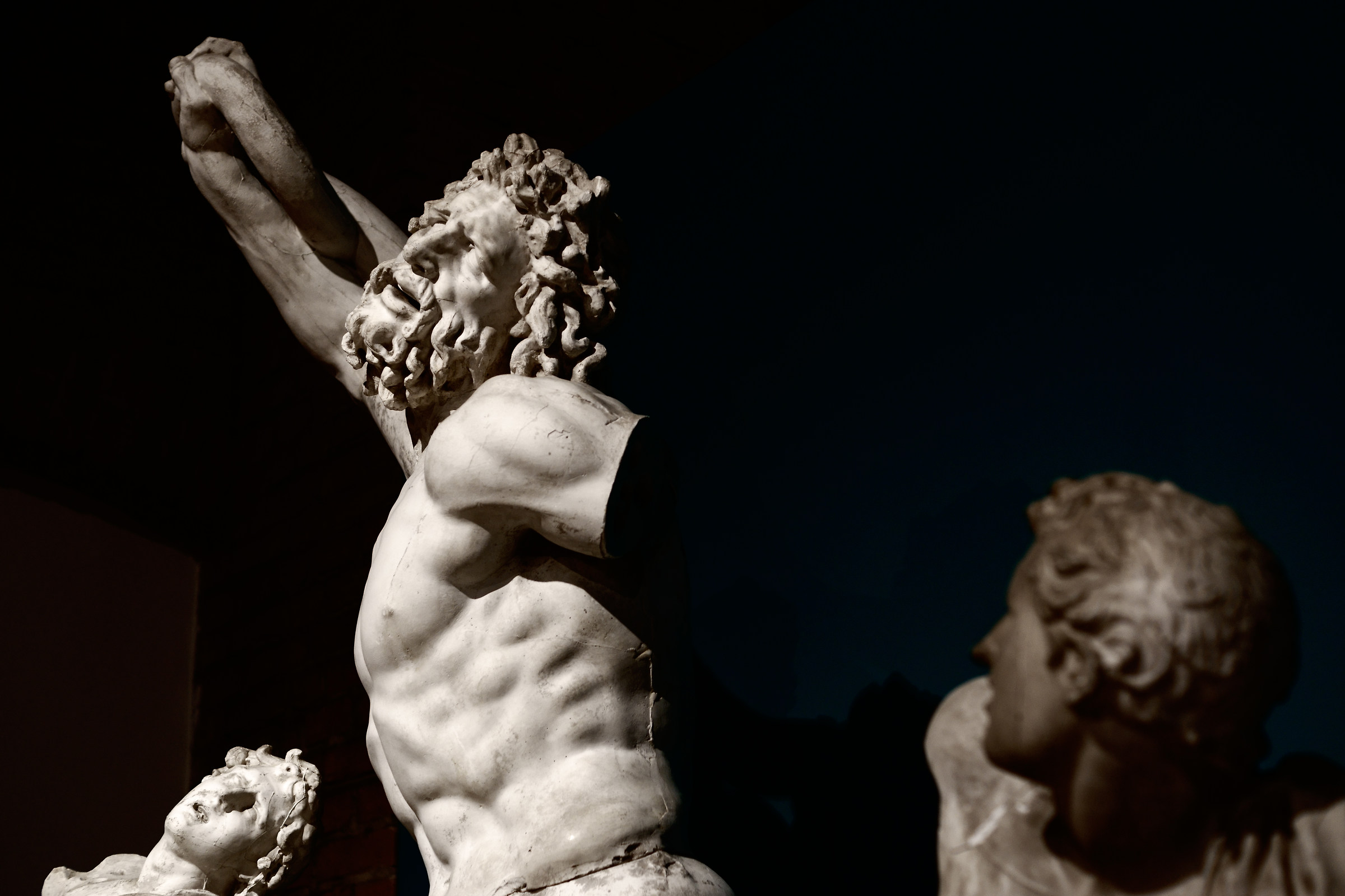 Plaster cast of the Laocoön group in Pavia