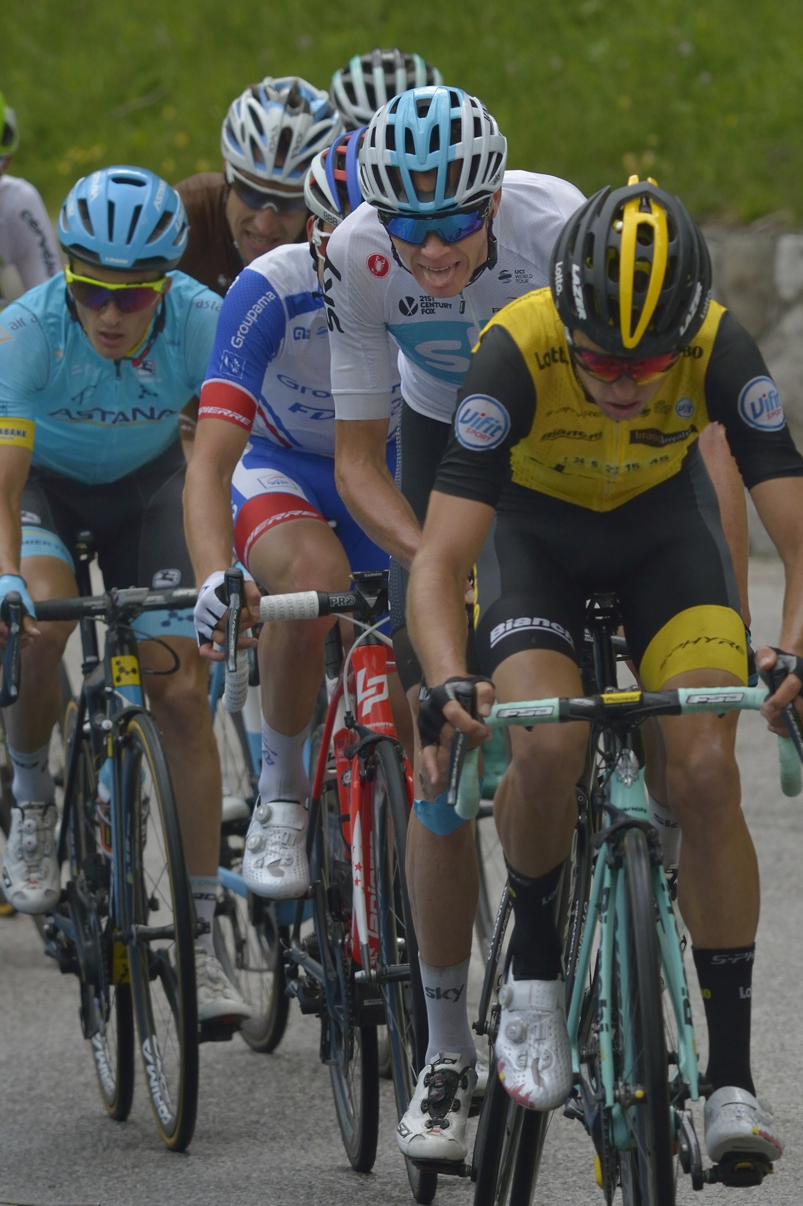 Froome all'inseguimento...
