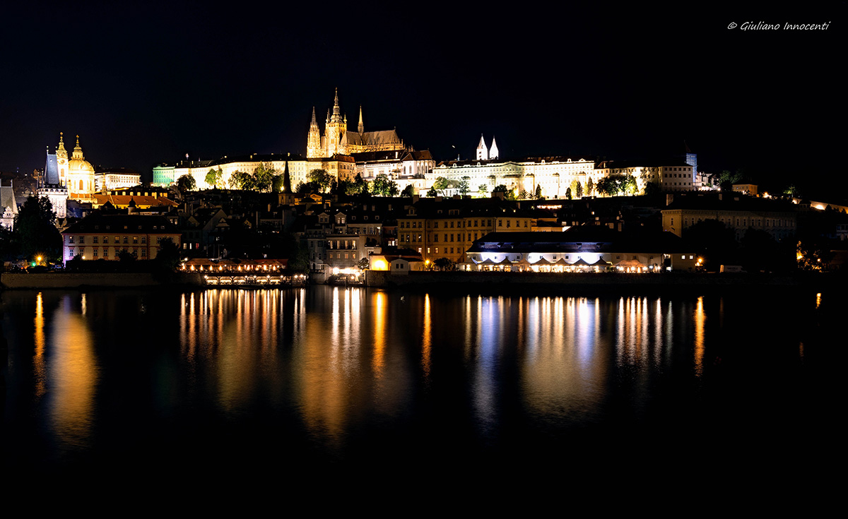 Prague Castle by night