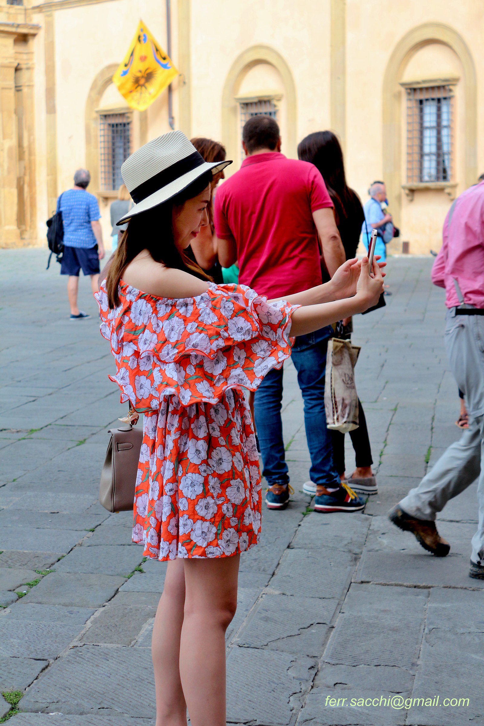 la selfista giapponese