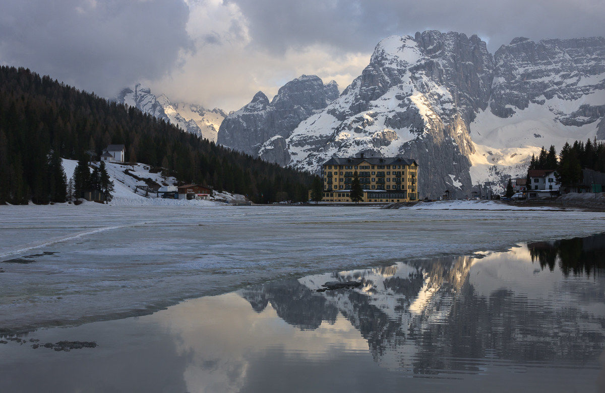 Ultimi ghiacci a Misurina ...