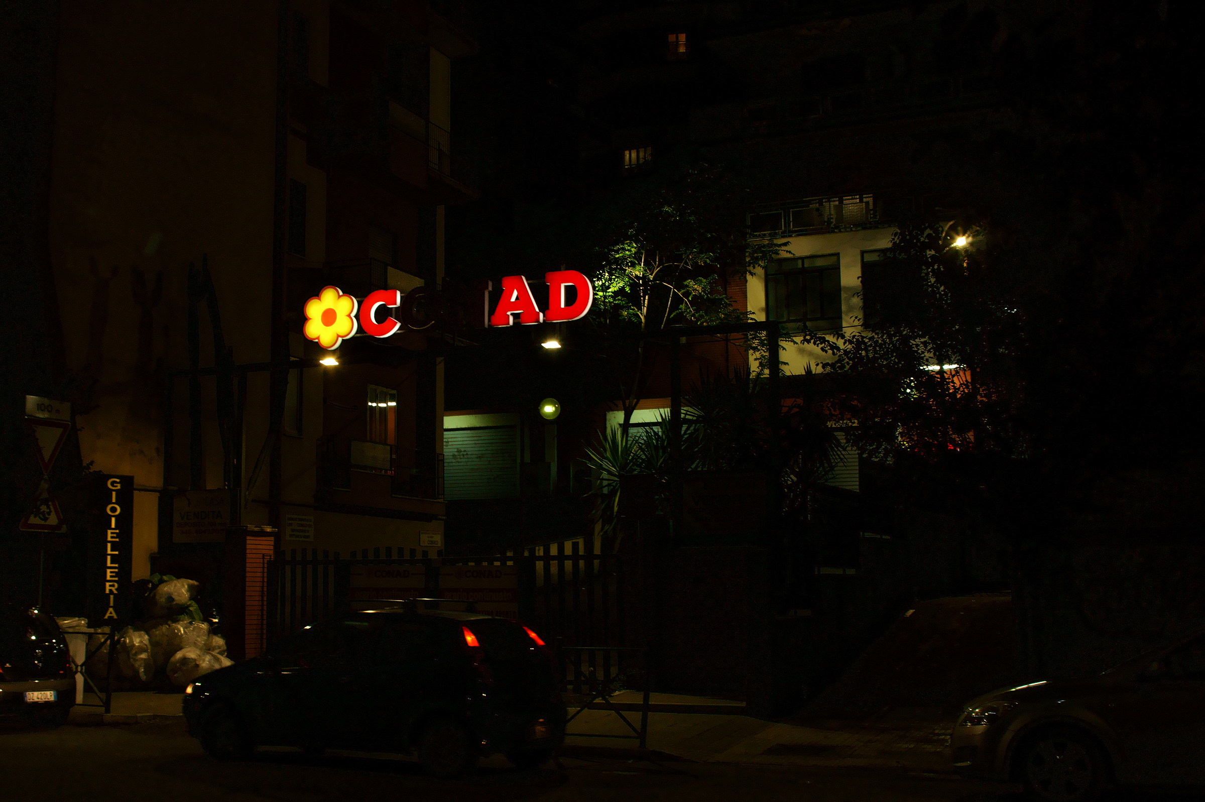 The sign... mutilated