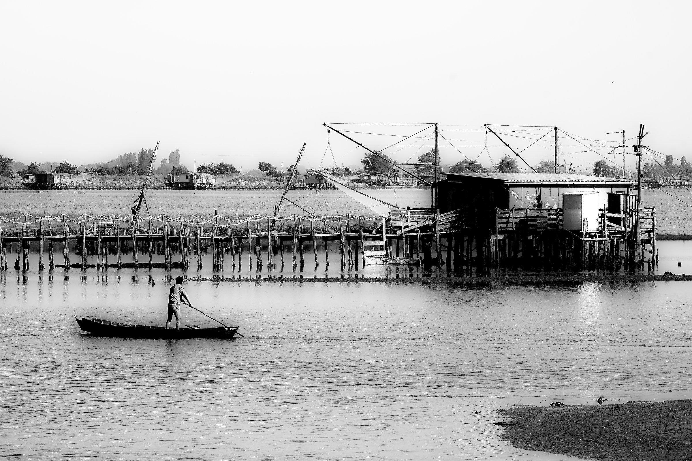 momento romantico alle Valli di Comacchio