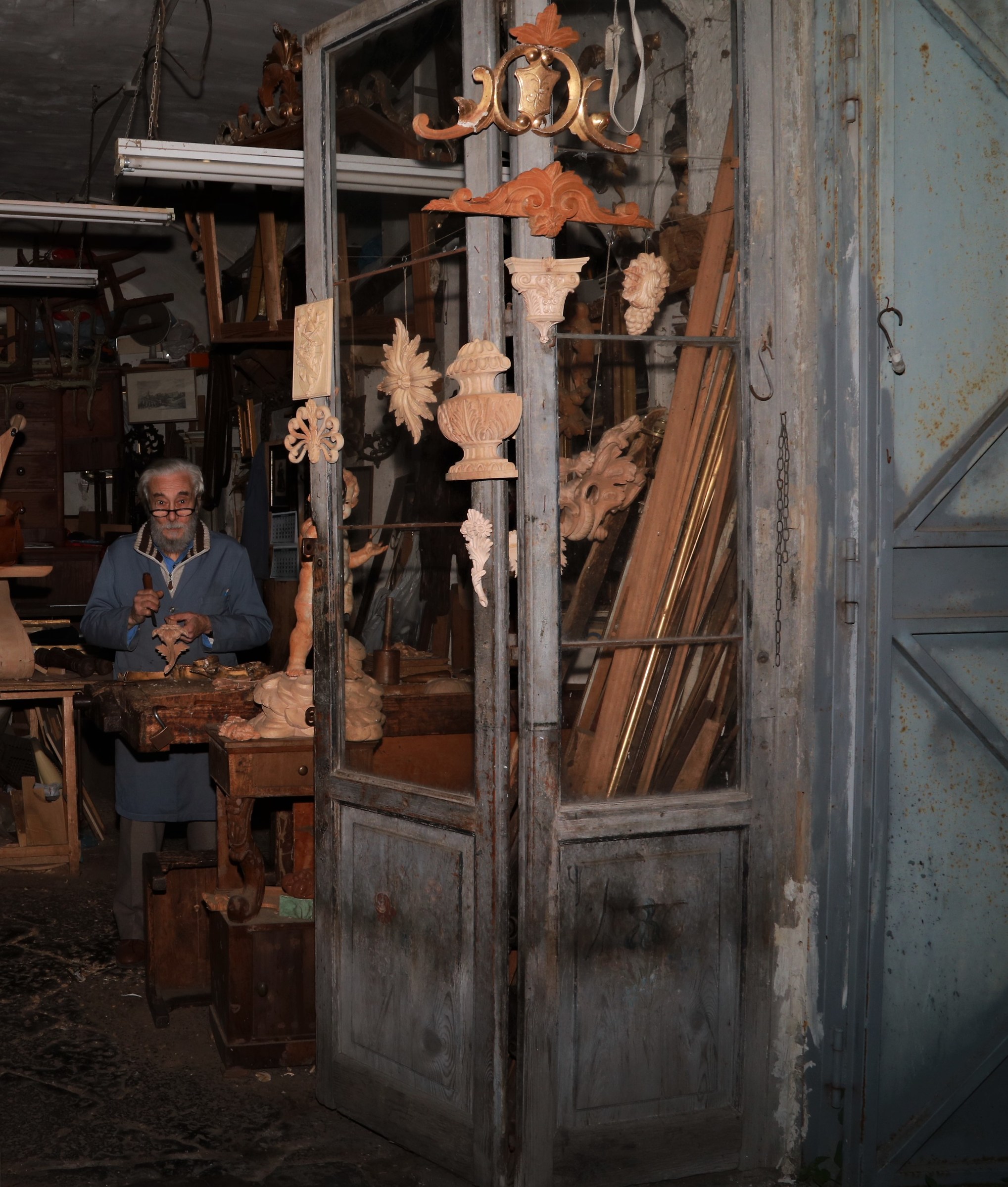 My brother, one of the last craftsmen in Naples