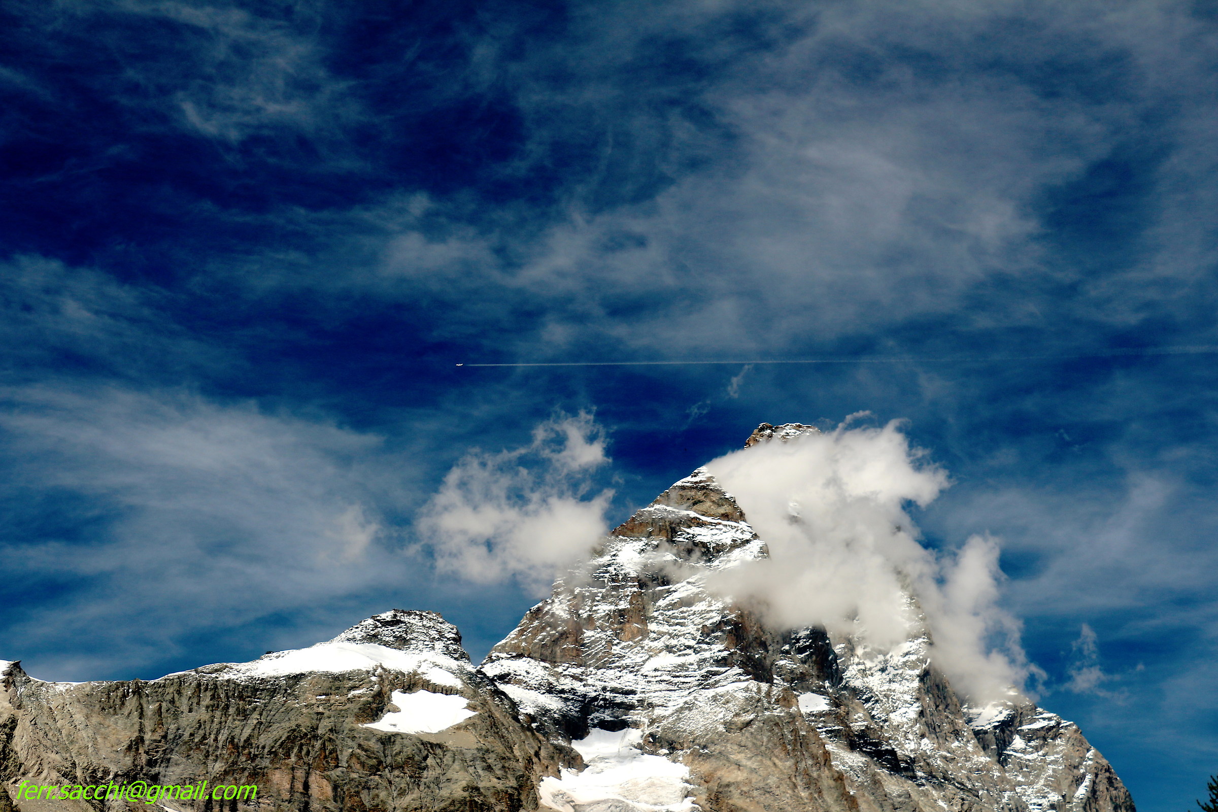 ...il cielo è blu...sopra il Cervino !!!!