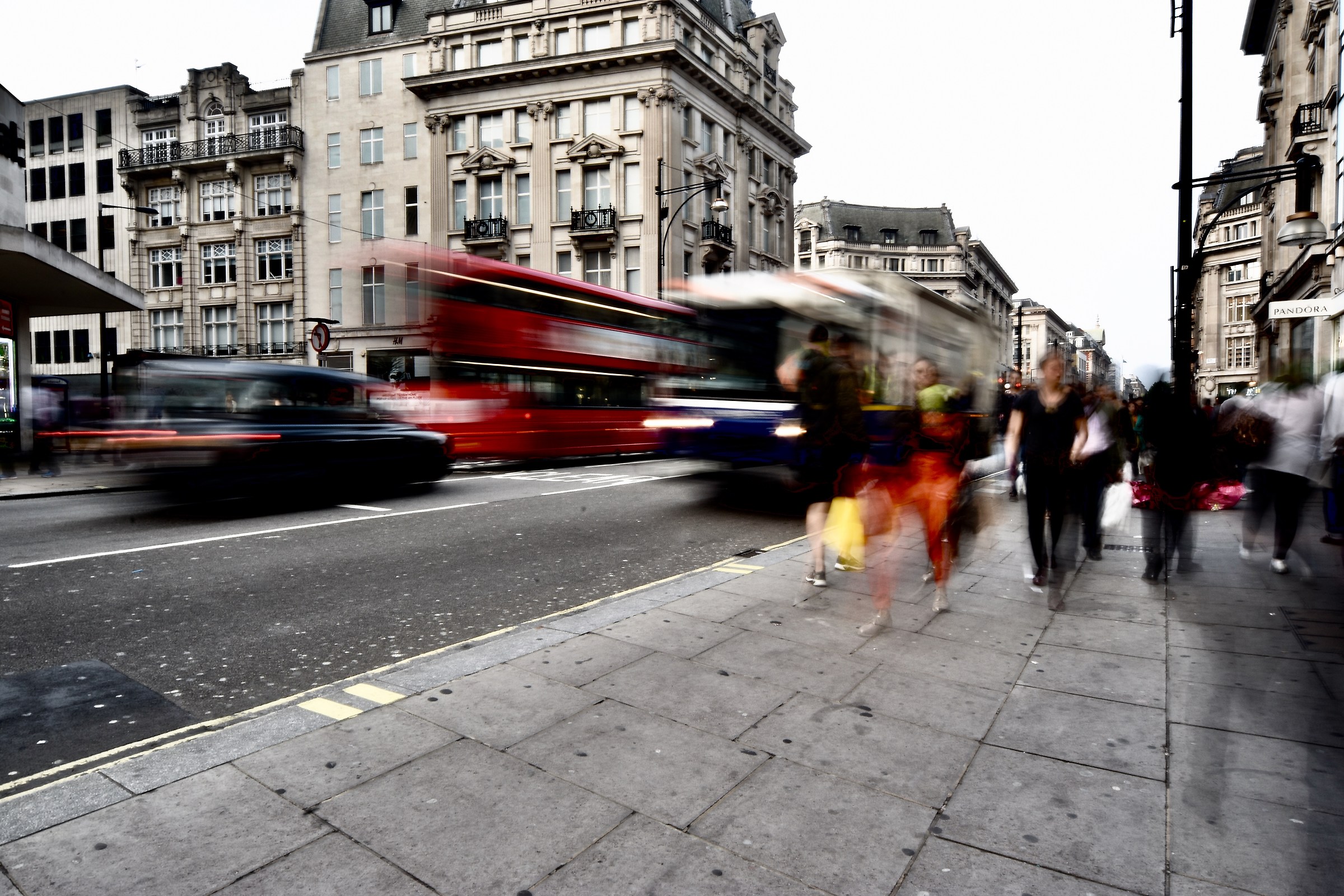 One second in Oxford Street