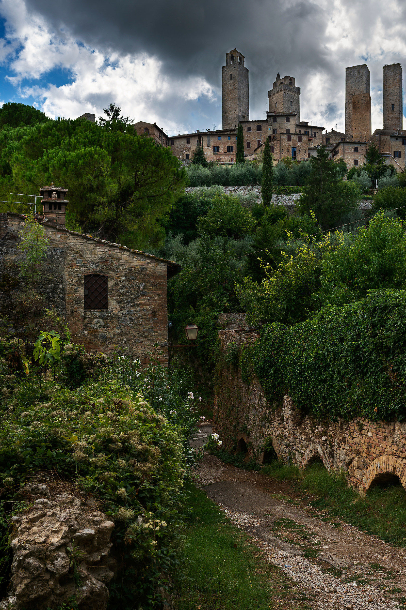 San Gimignano, cammino delle mura