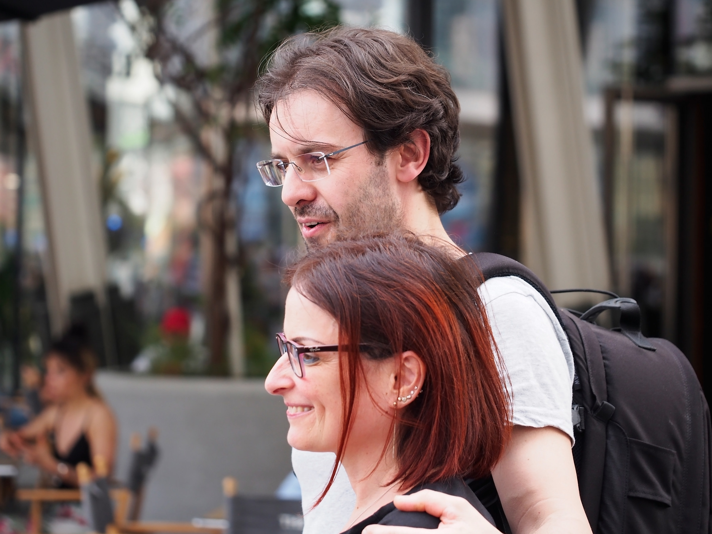 Zakaria Juri and his wife