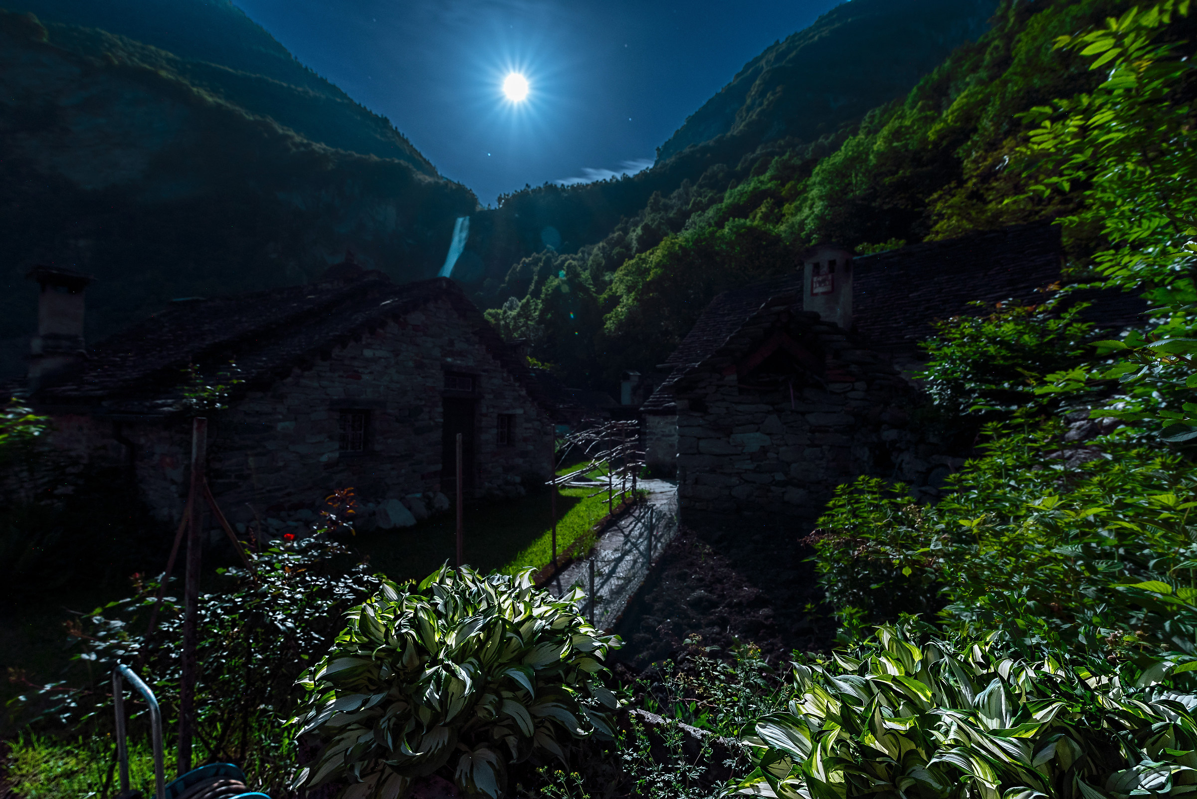 Moonlight over Foroglio