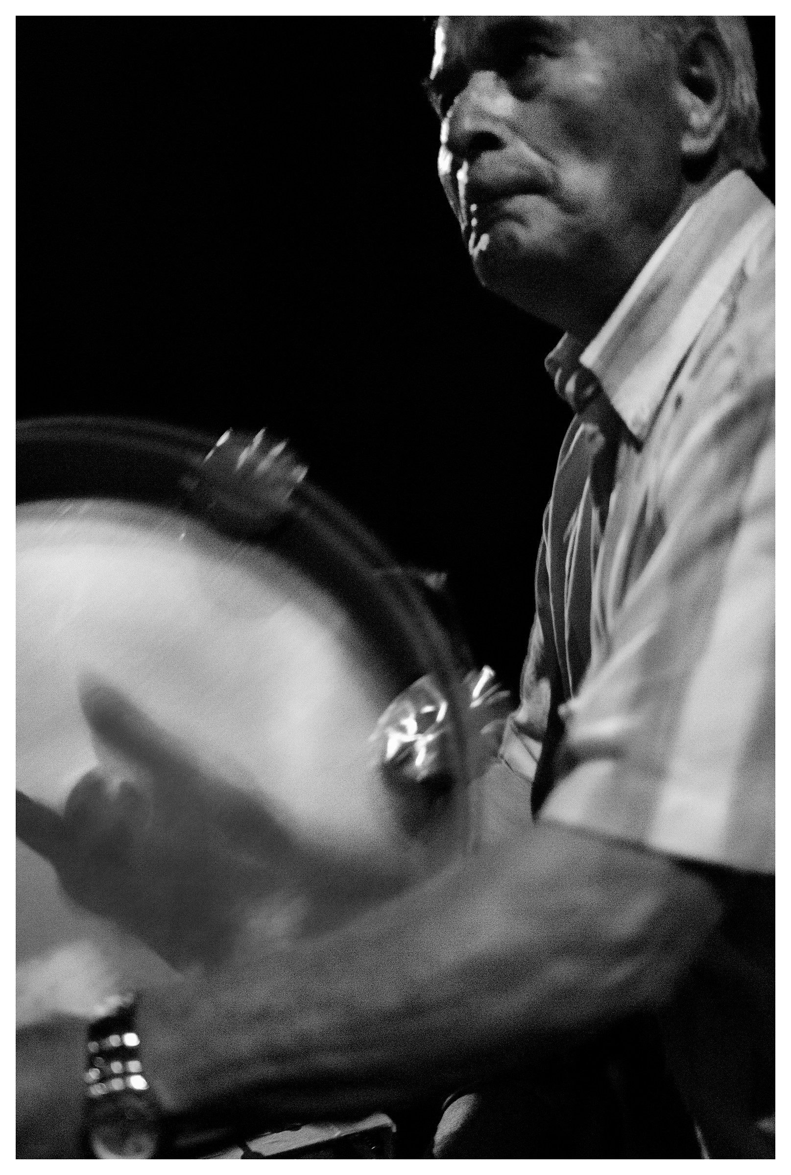 Drummer Lucan, in Milan.