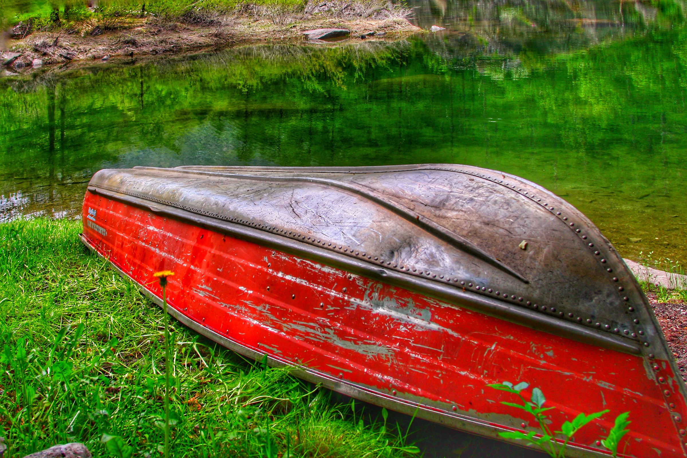 Like a boat in the woods...