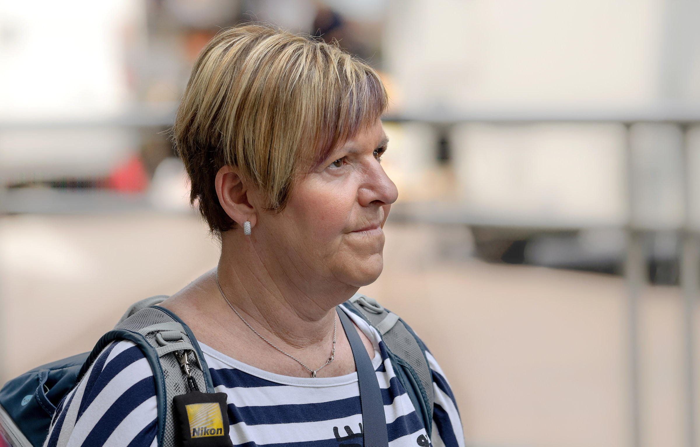 Cinzia in controluce