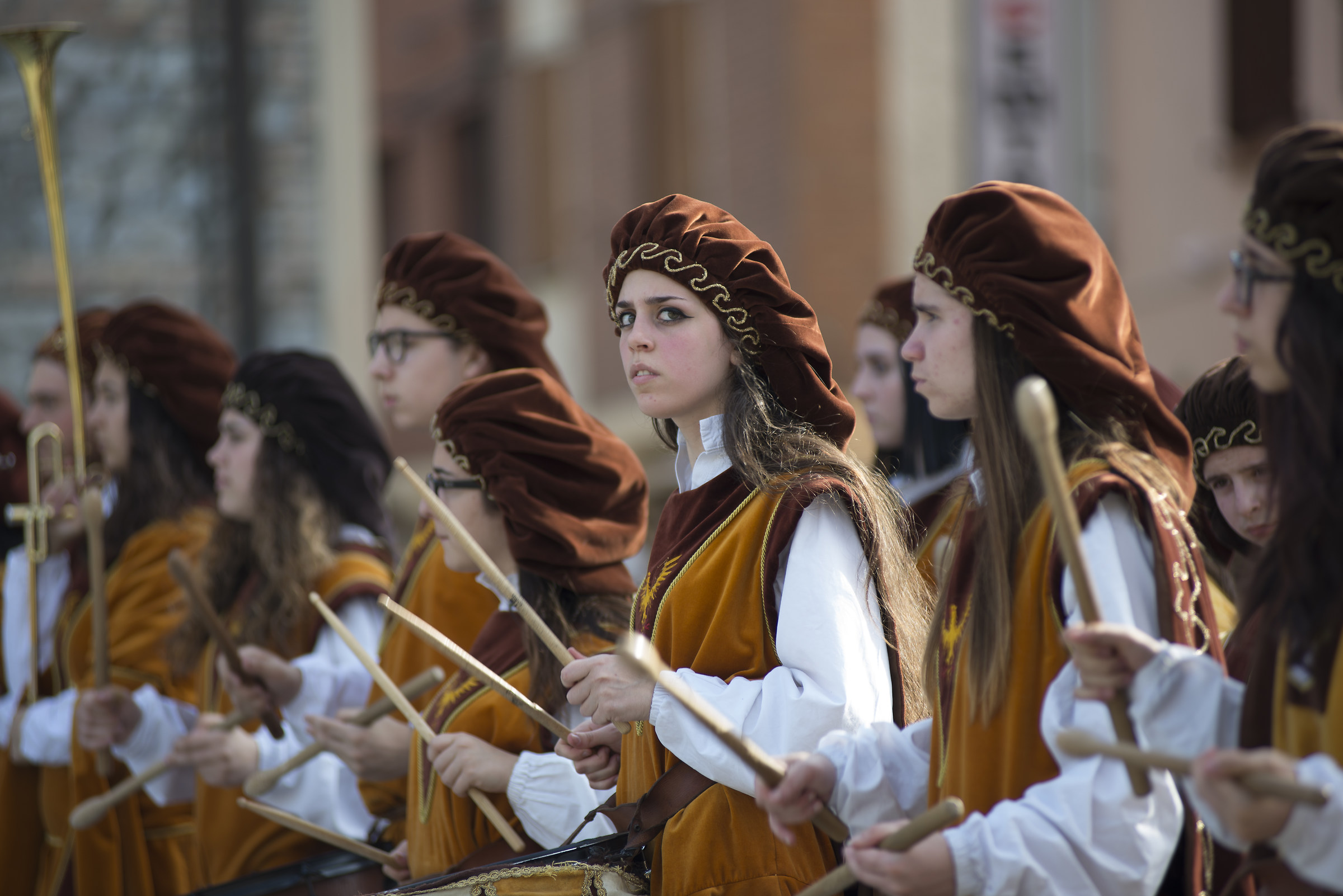 Lo sguardo della tamburina