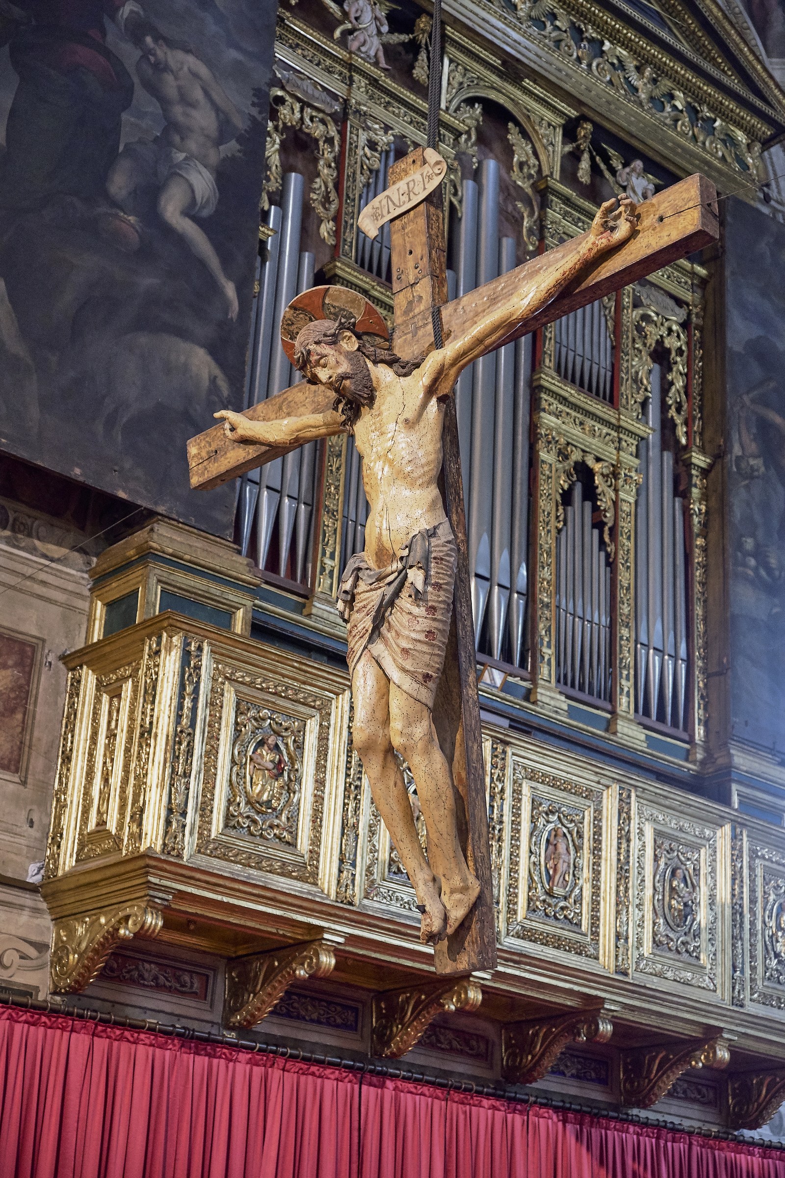 Cathedral of Salò: Crucifix of 1400