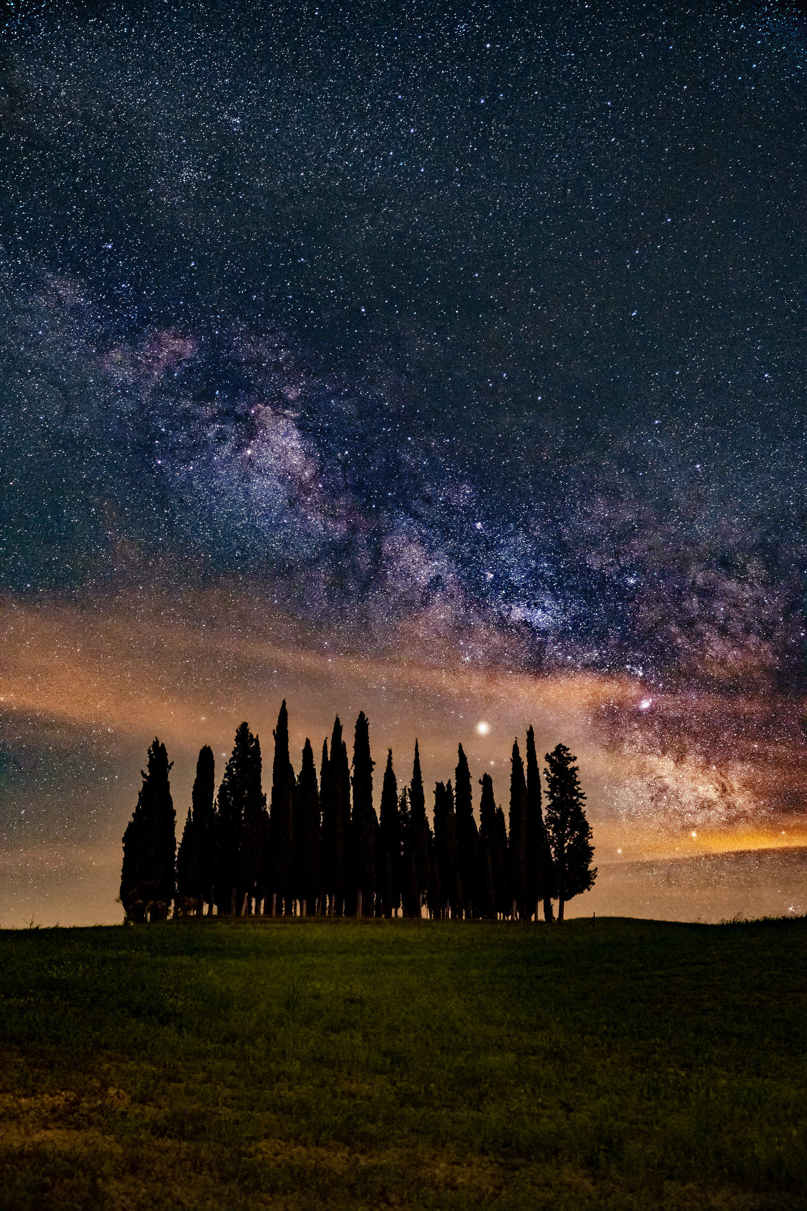 La Via lattea dei Cipressini