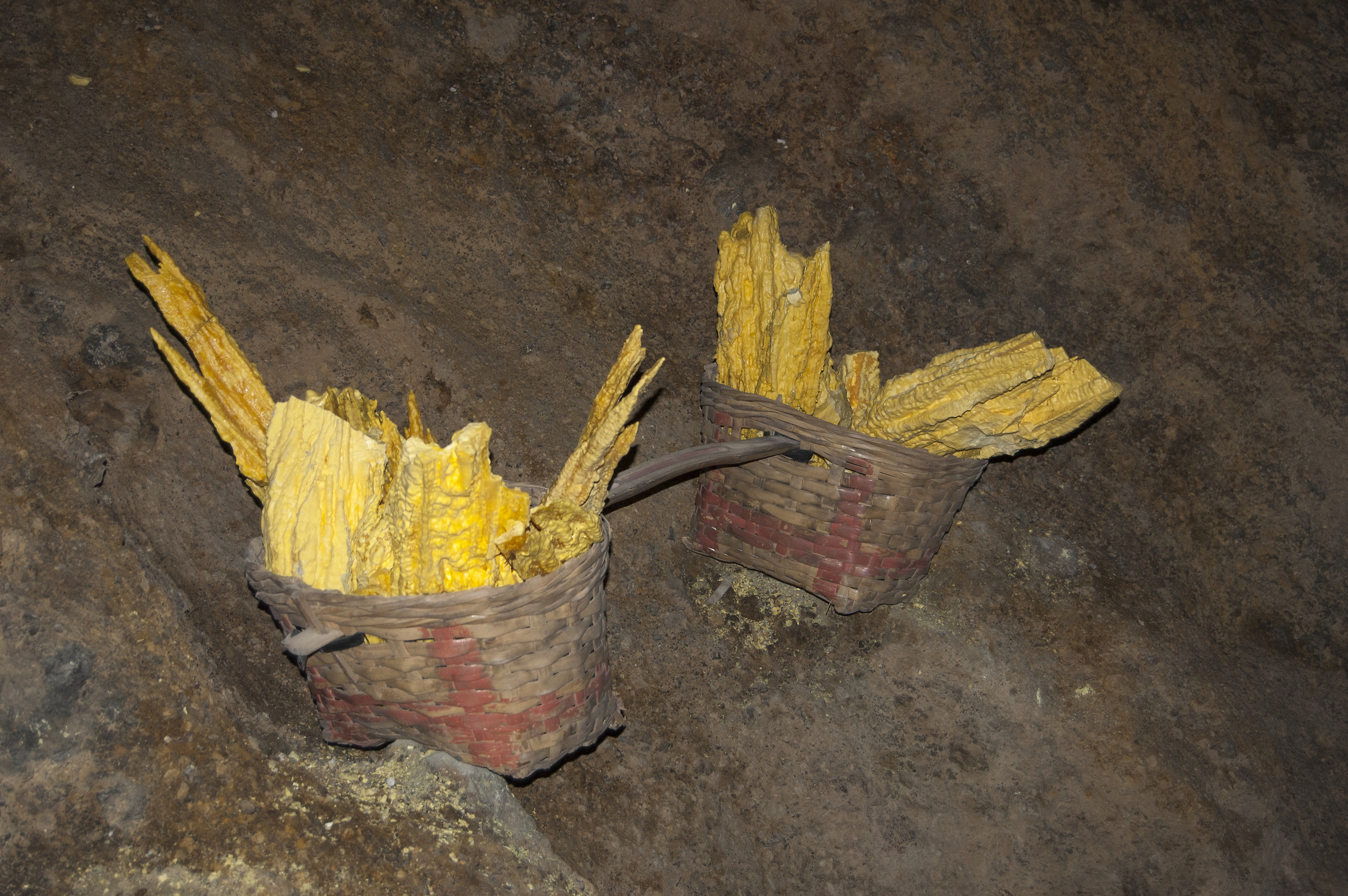 Zolfo estratto dal Kawah Ijen (70 kg)