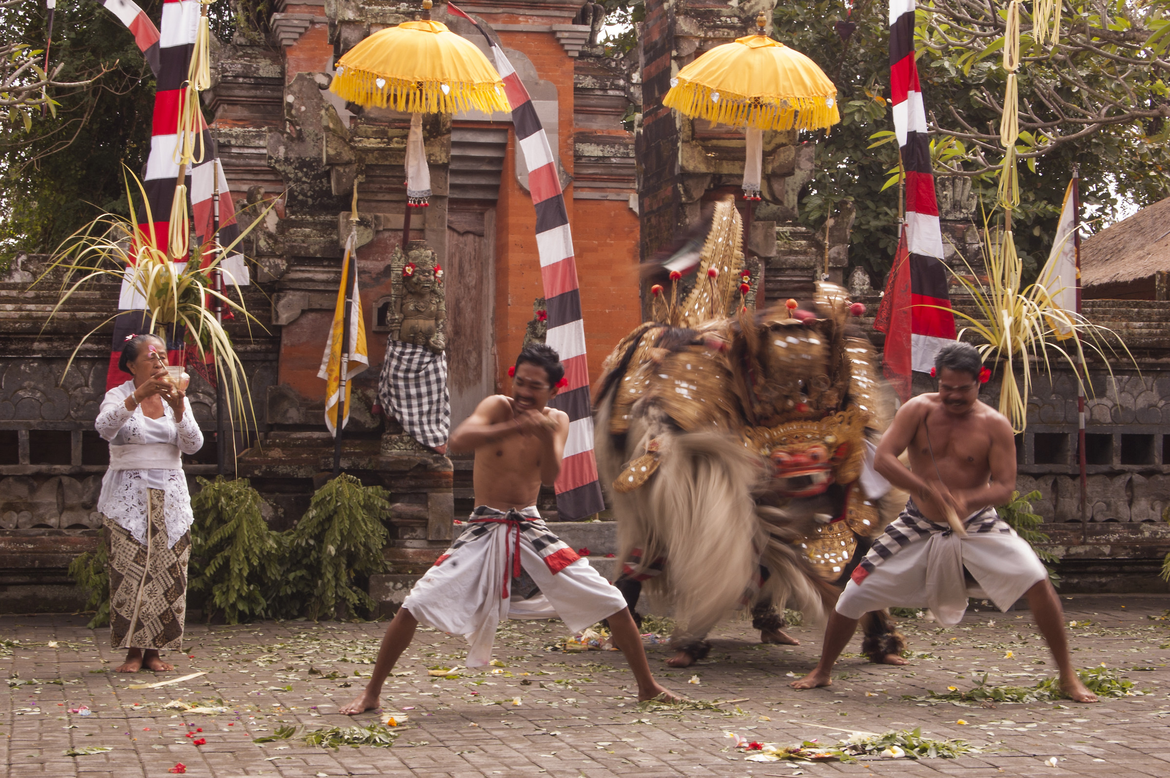 Danza del Barong, sacrificio finale