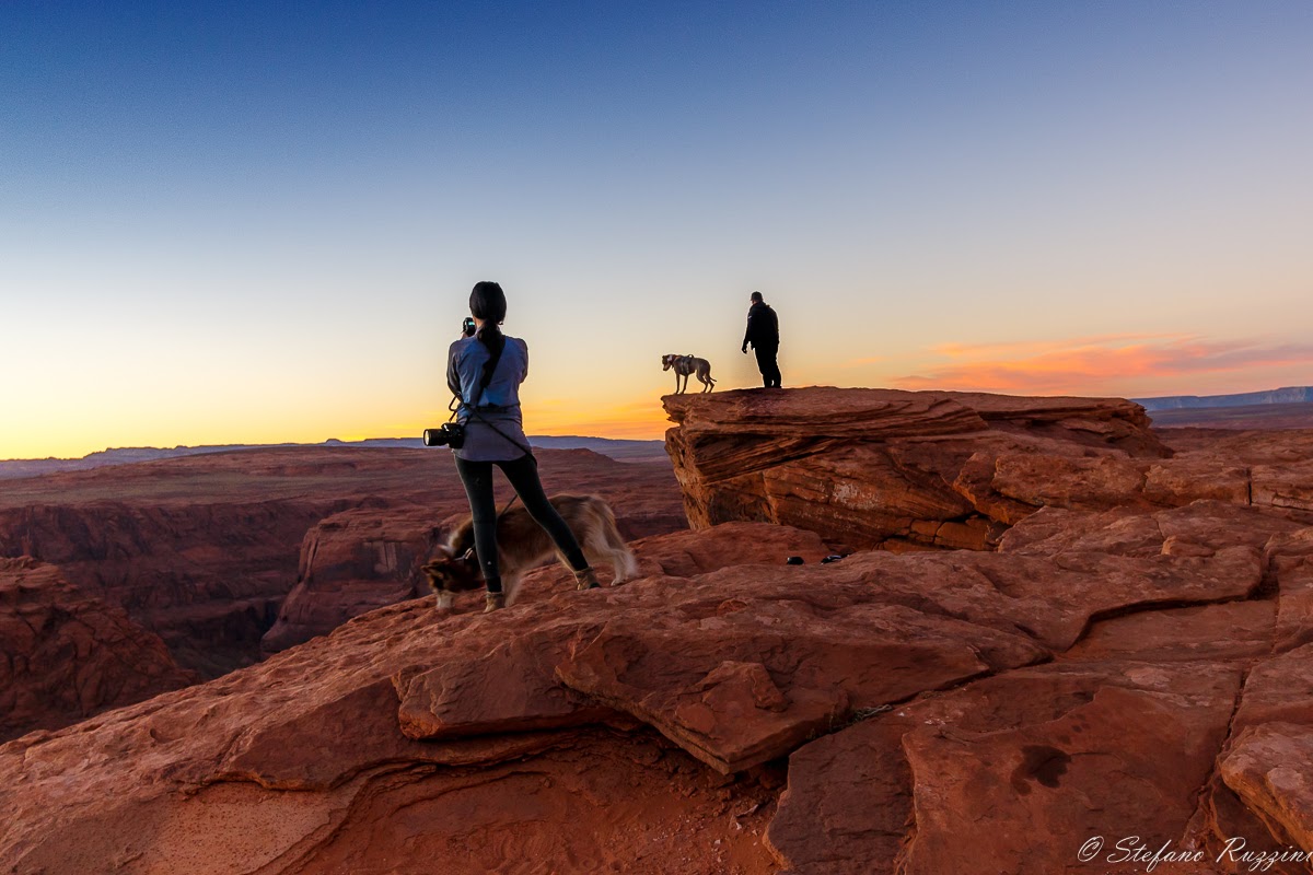 Aspettando il tramonto, Horseshoe Bend
