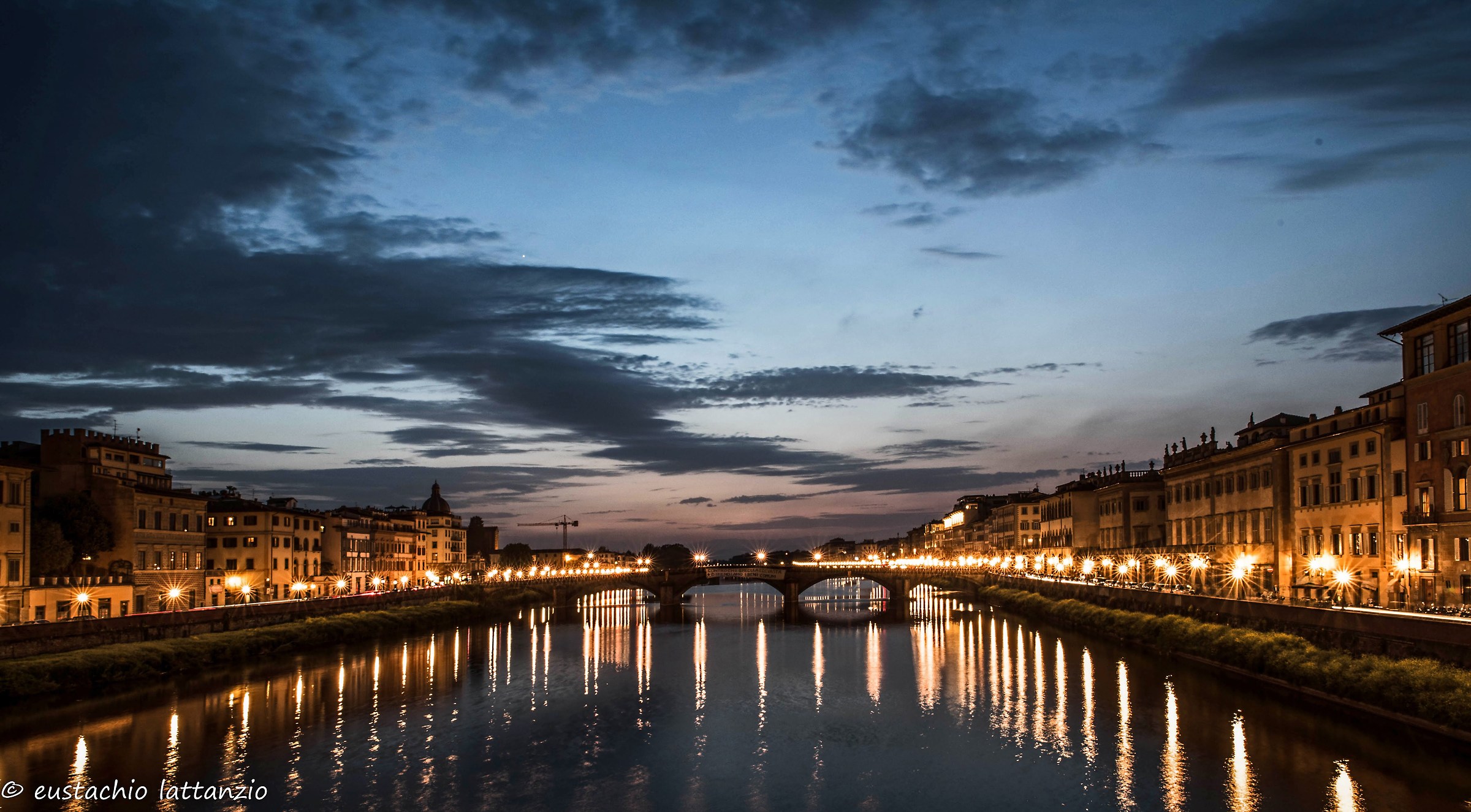 Sunset on Trinity Bridge