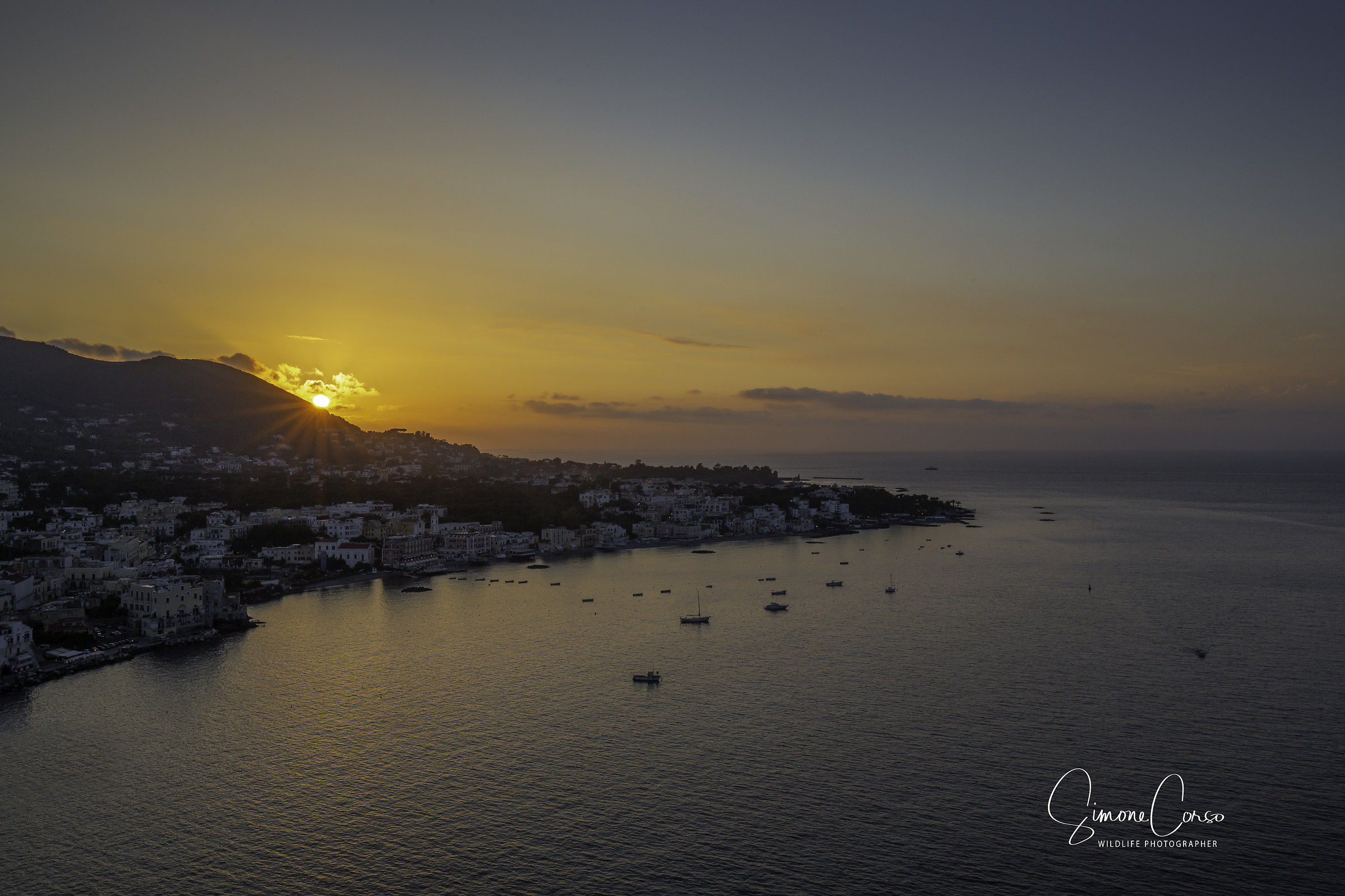 Ischia - le ultime luci del giorno