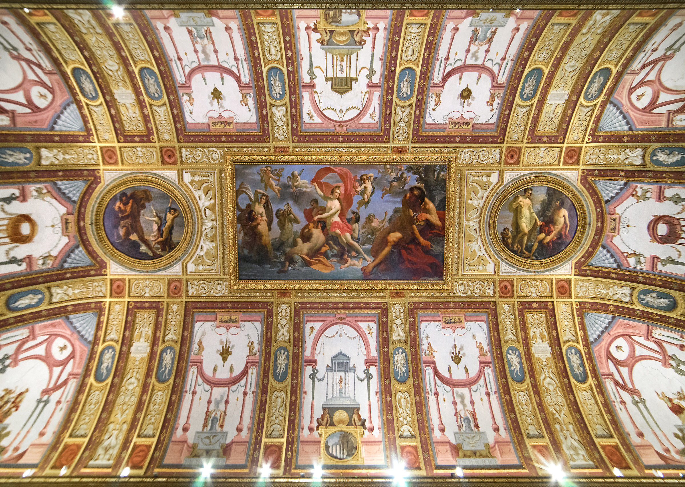 soffitto della sala degli imperatori
