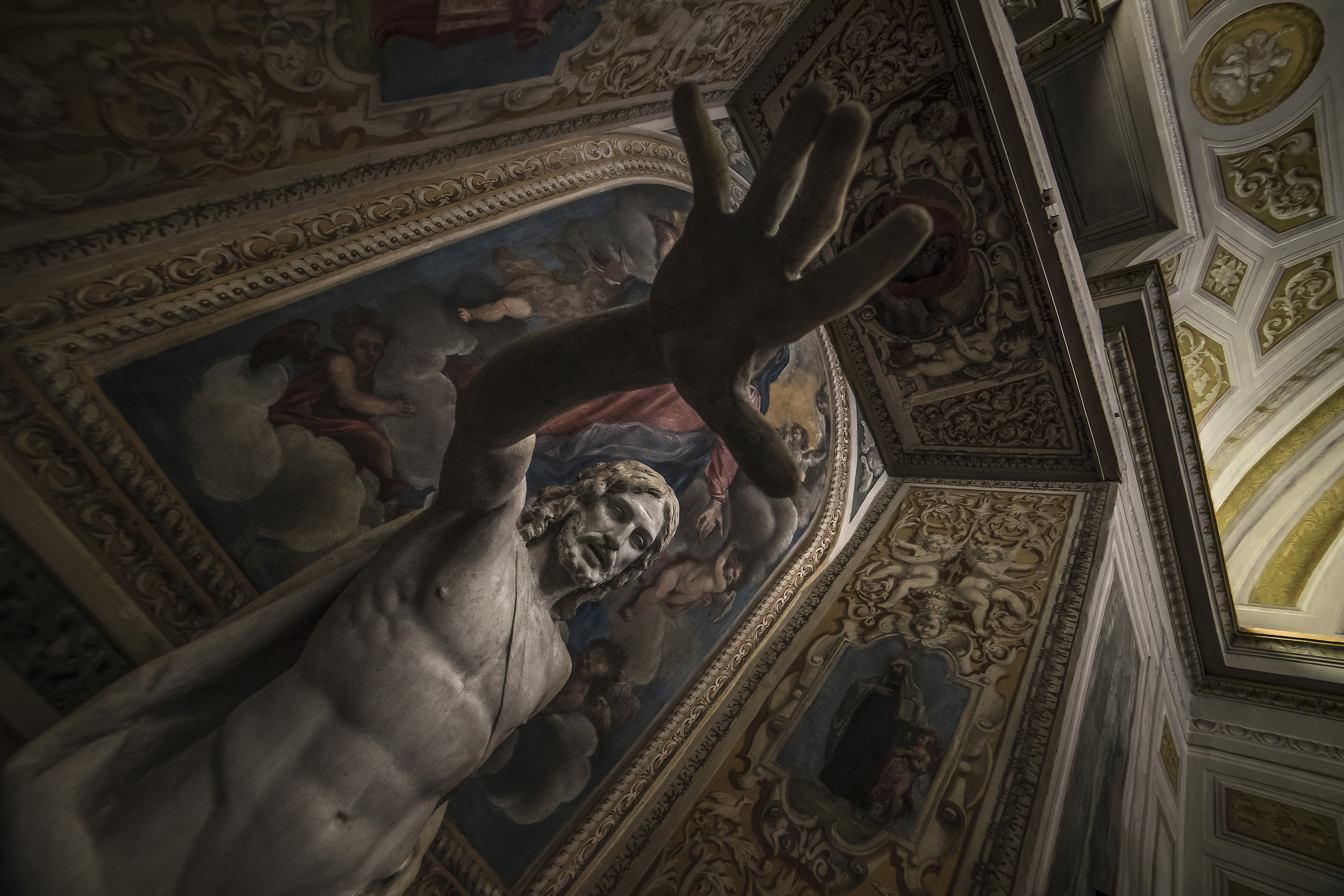 The blessing of St. John the Baptist