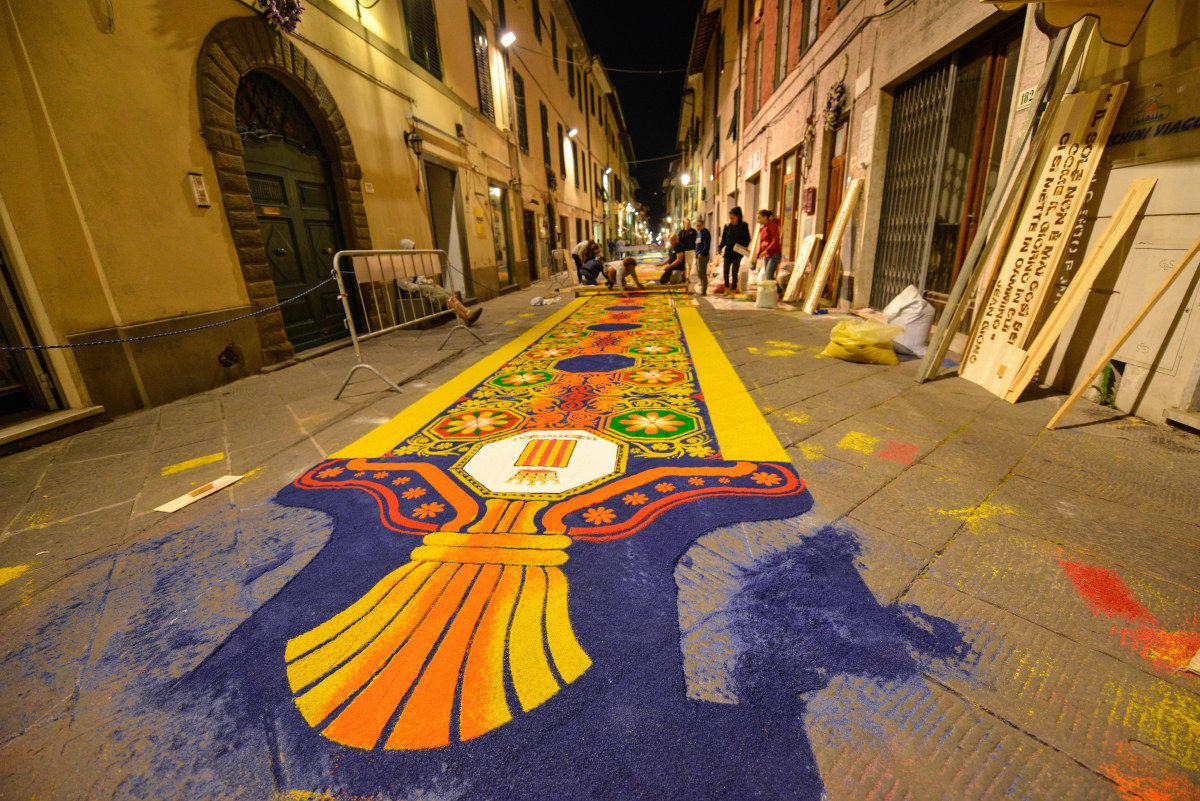 Carpets of sawdust-Camaiore Lu