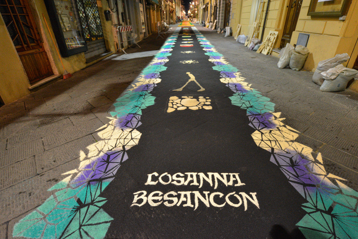 Carpets of sawdust-Camaiore Lu