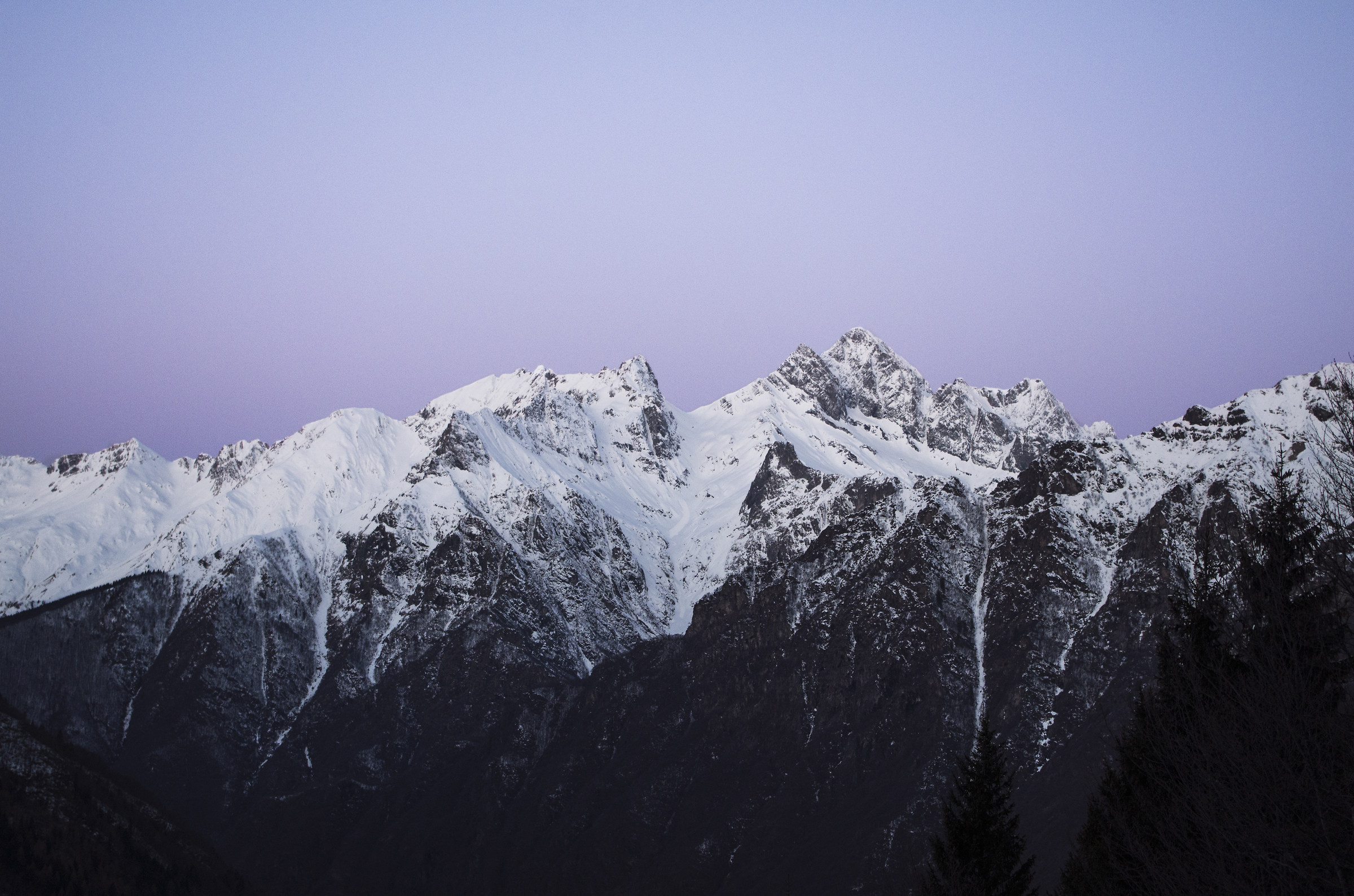 The color of the sunrise