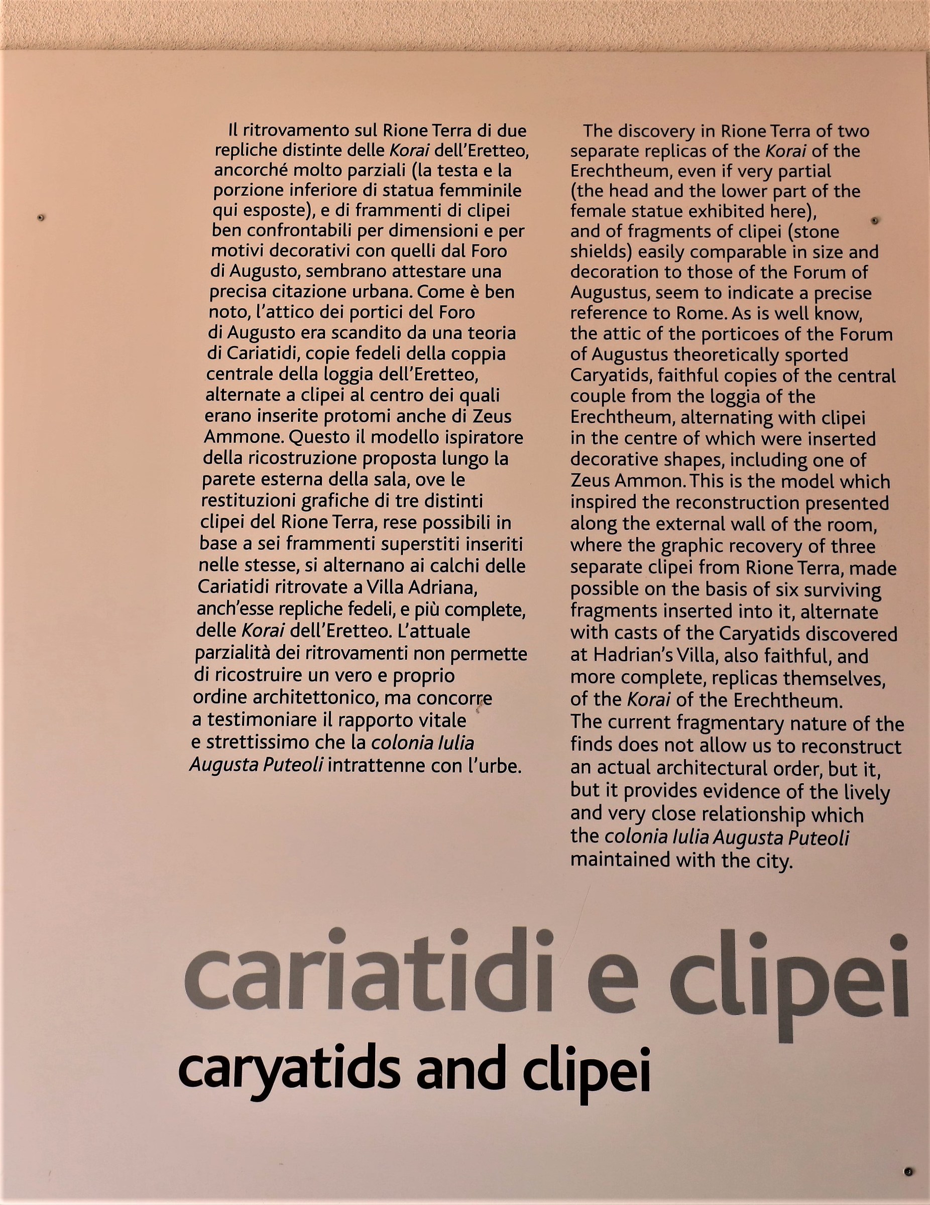 Description of Caryatids