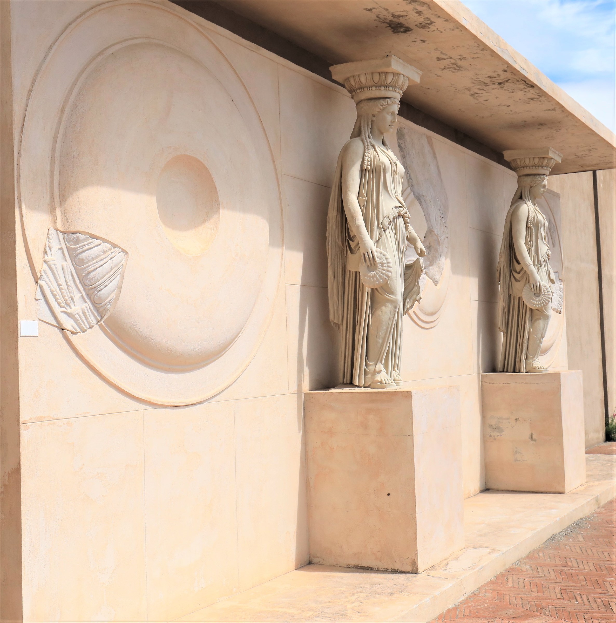 Caryatids Castle of Baia (Naples)