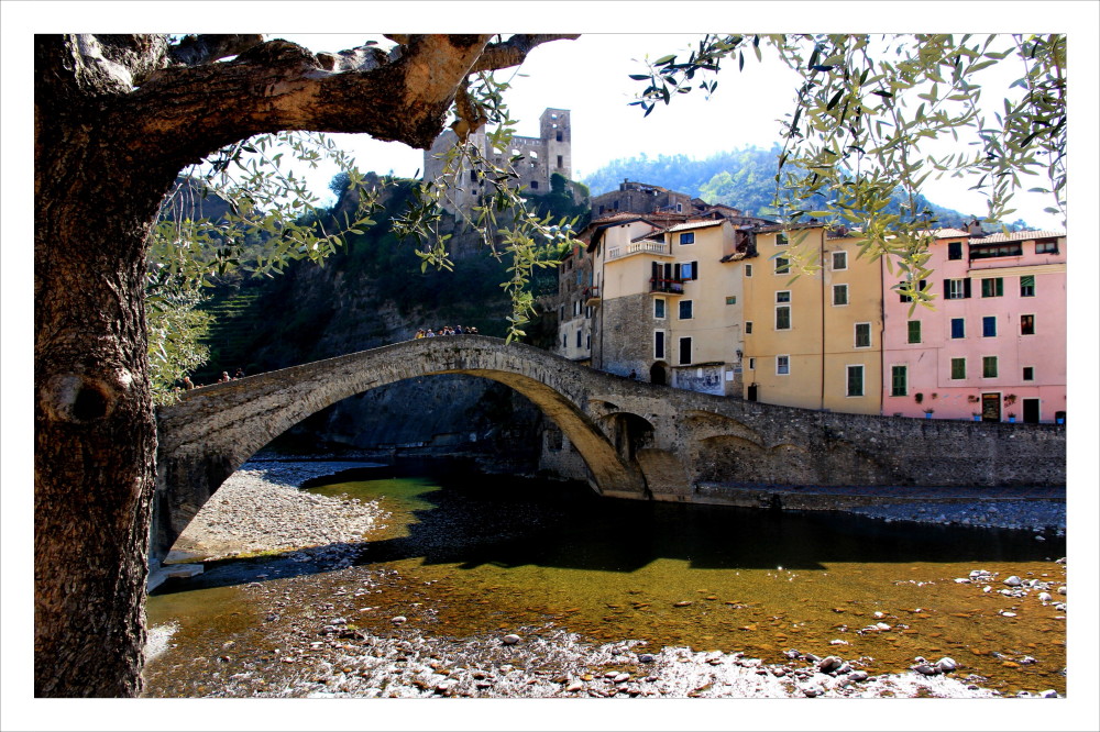 Dolceacqua and its picturesque stone bridge.