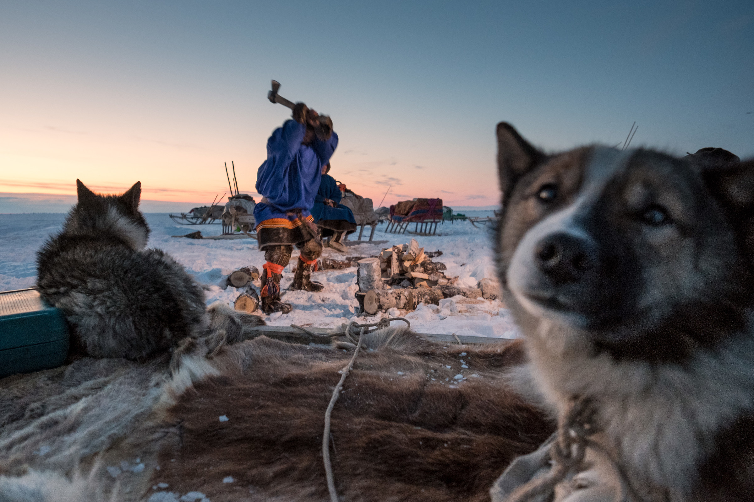 Daily life in the Yamal Peninsula (Siberia)