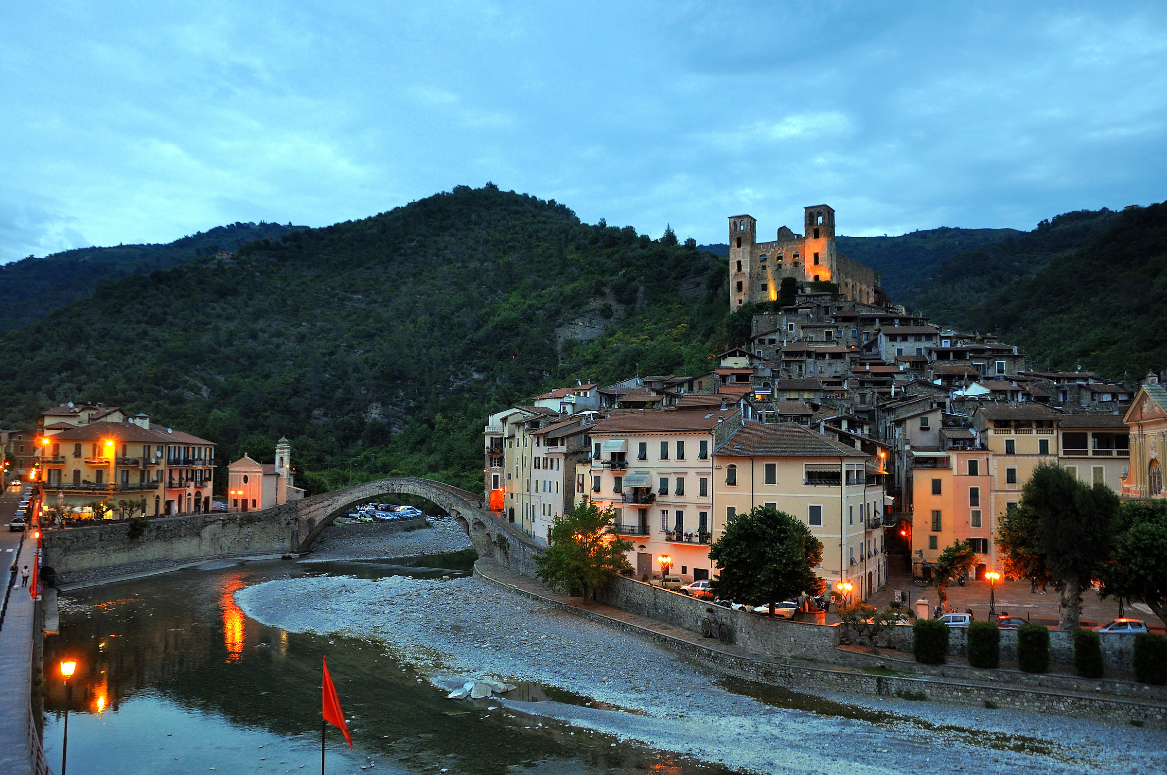 Dolceacqua at dusk