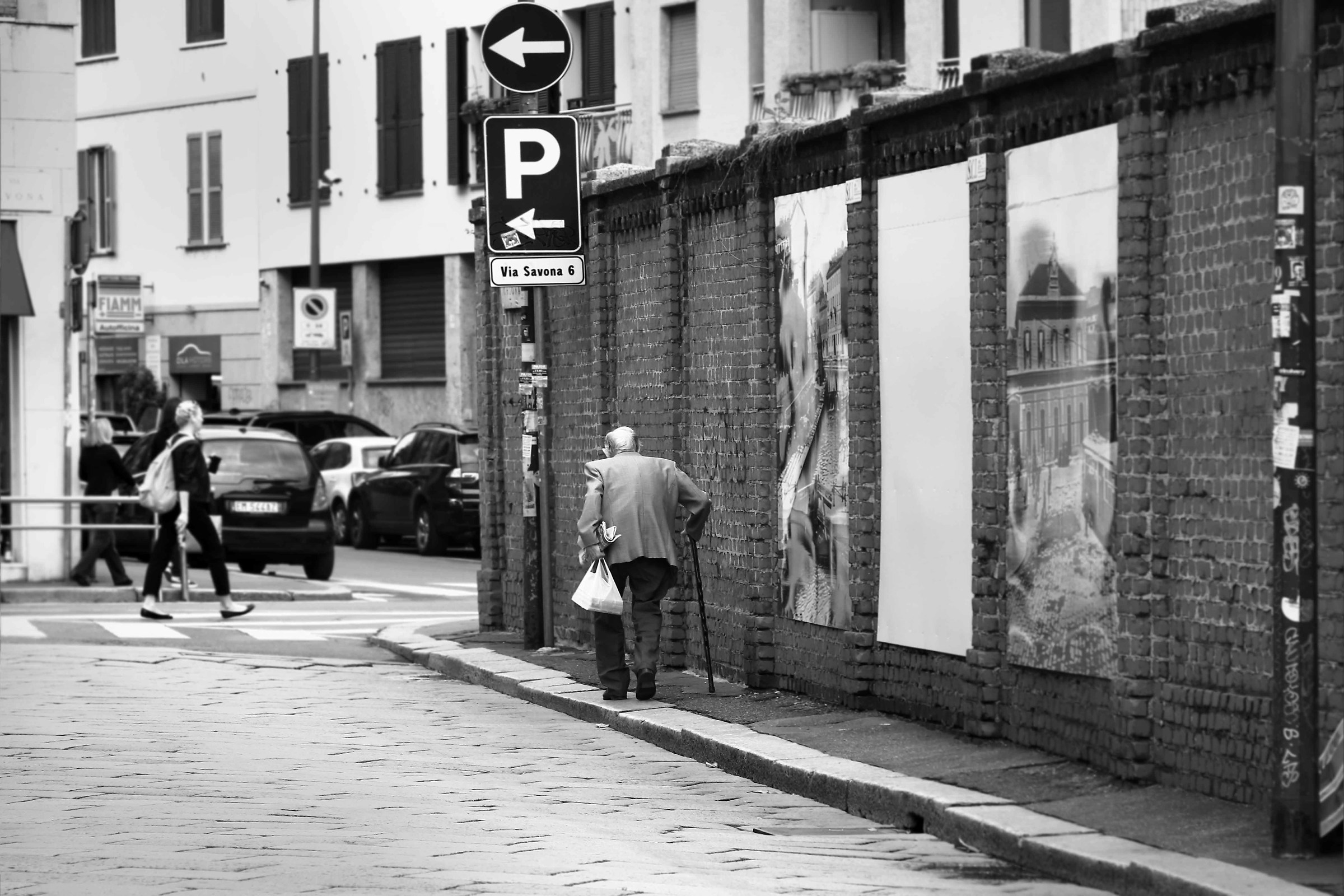 "alla fine della sua strada"