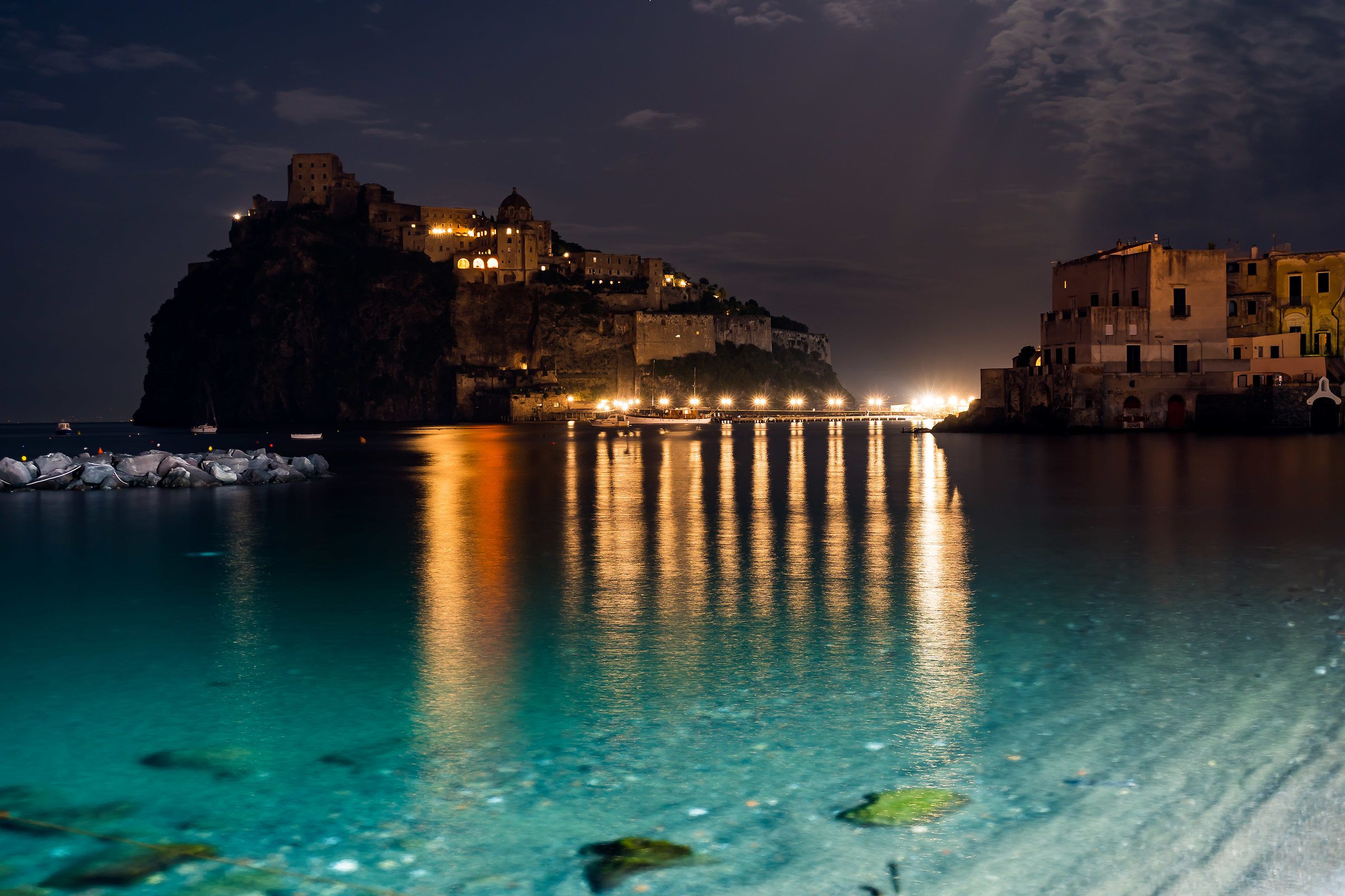 Aragonese Castle by Night!