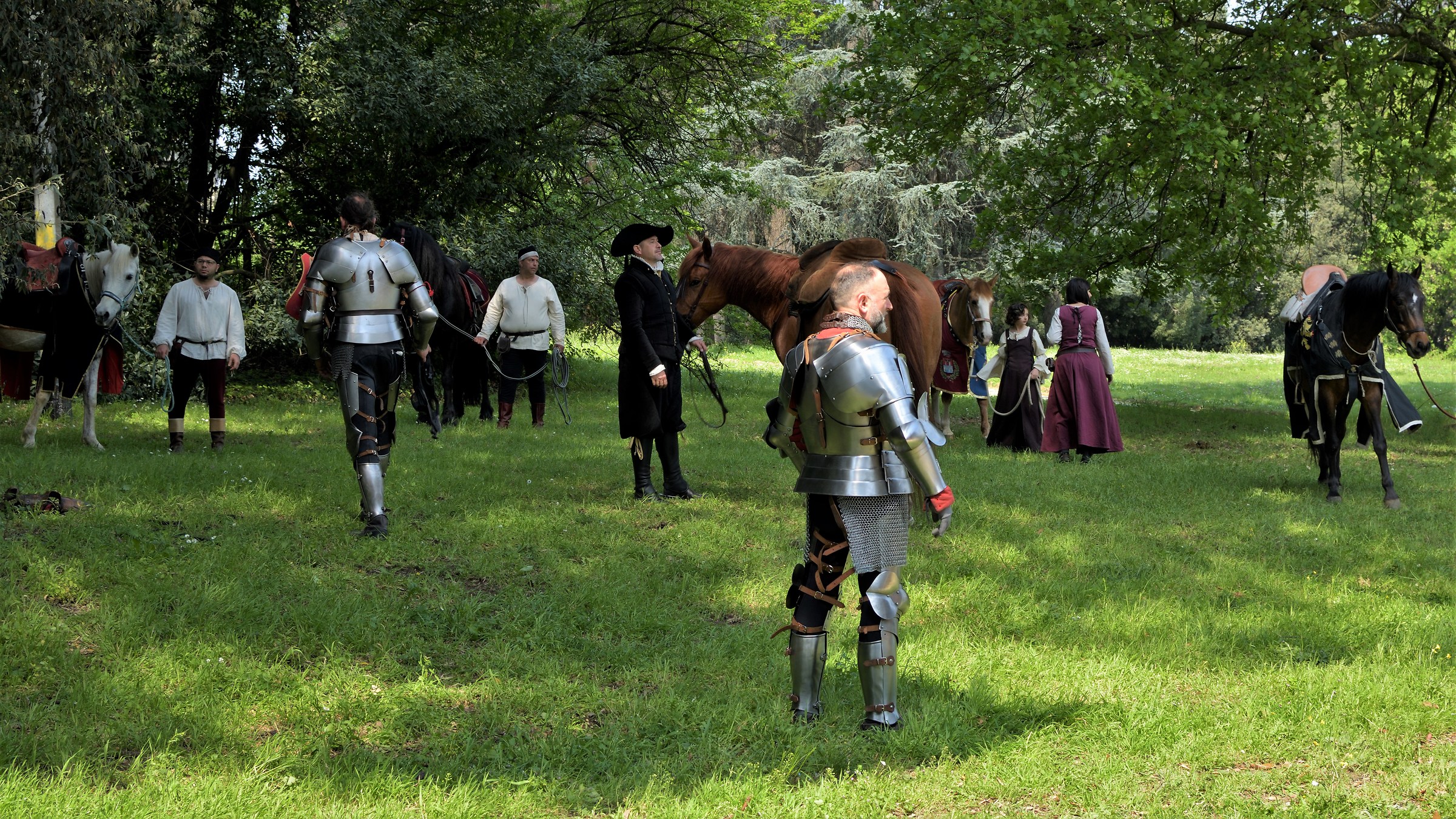 Waiting for the battle