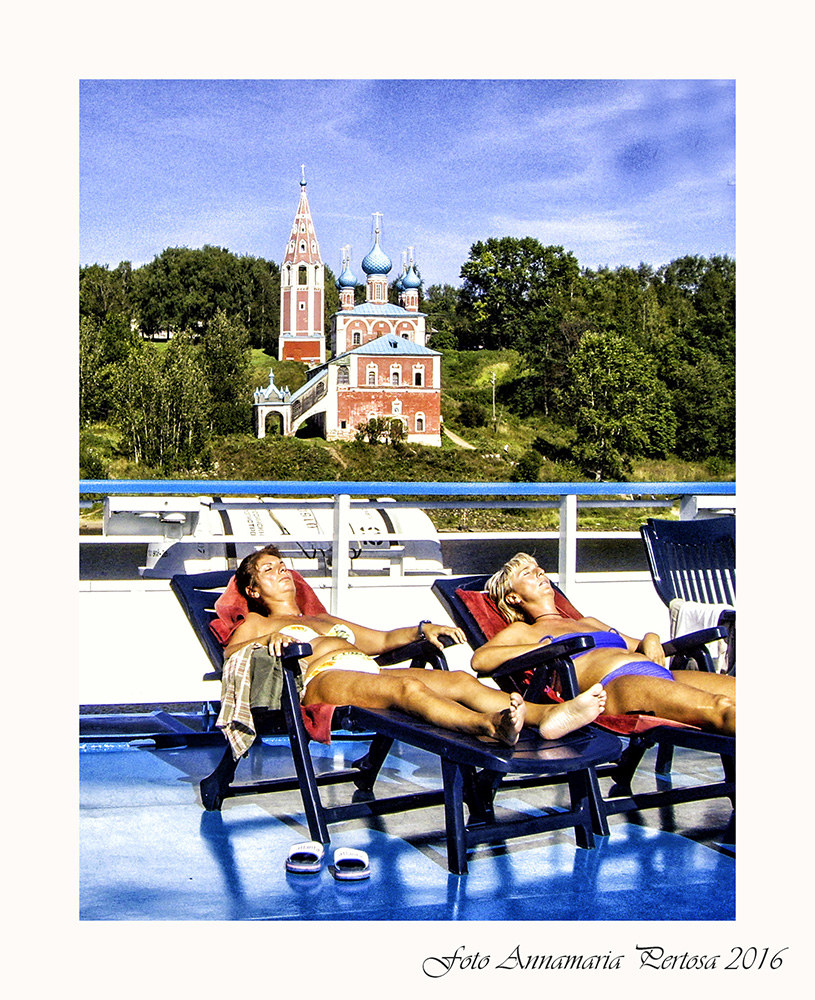 Un po' di sole in crociera sul Volga