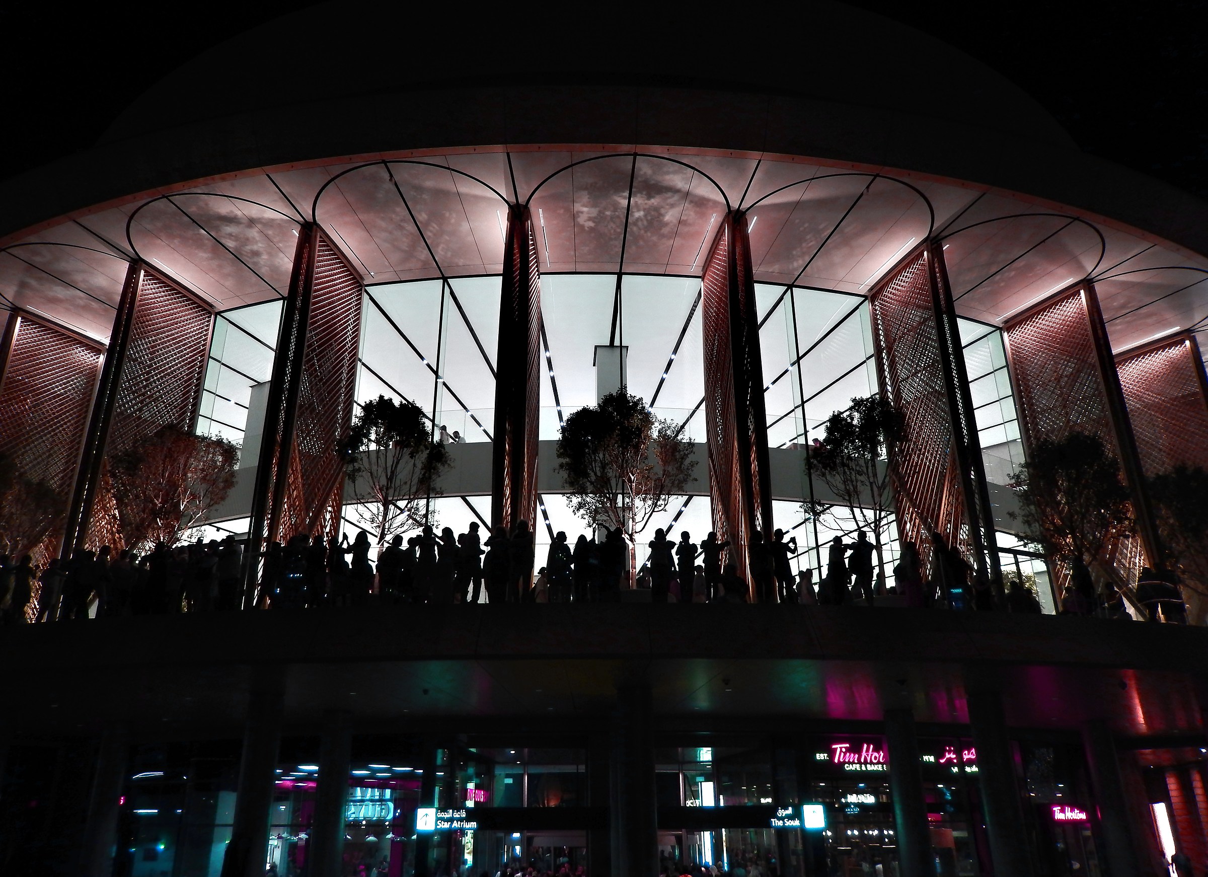 The rooftop terrace, all waiting for...