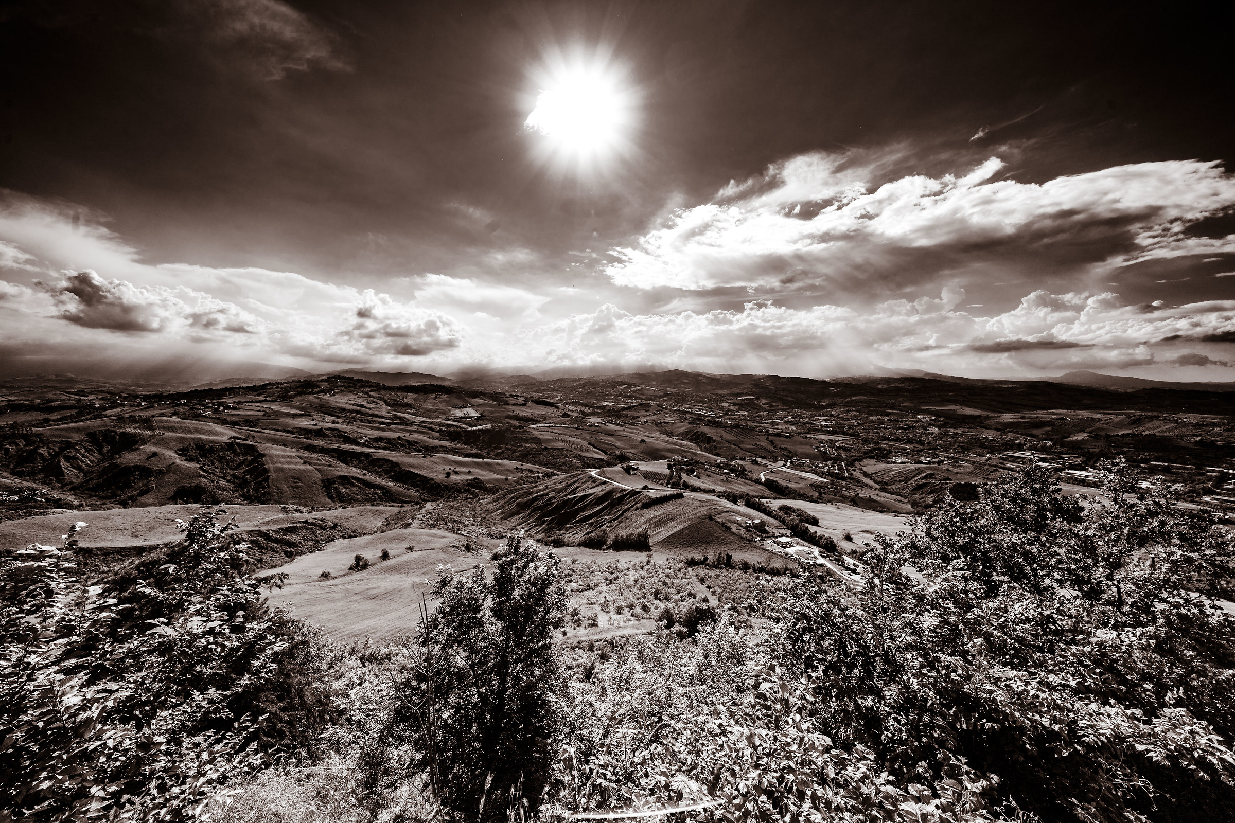 View from Castellalto-Abruzzo