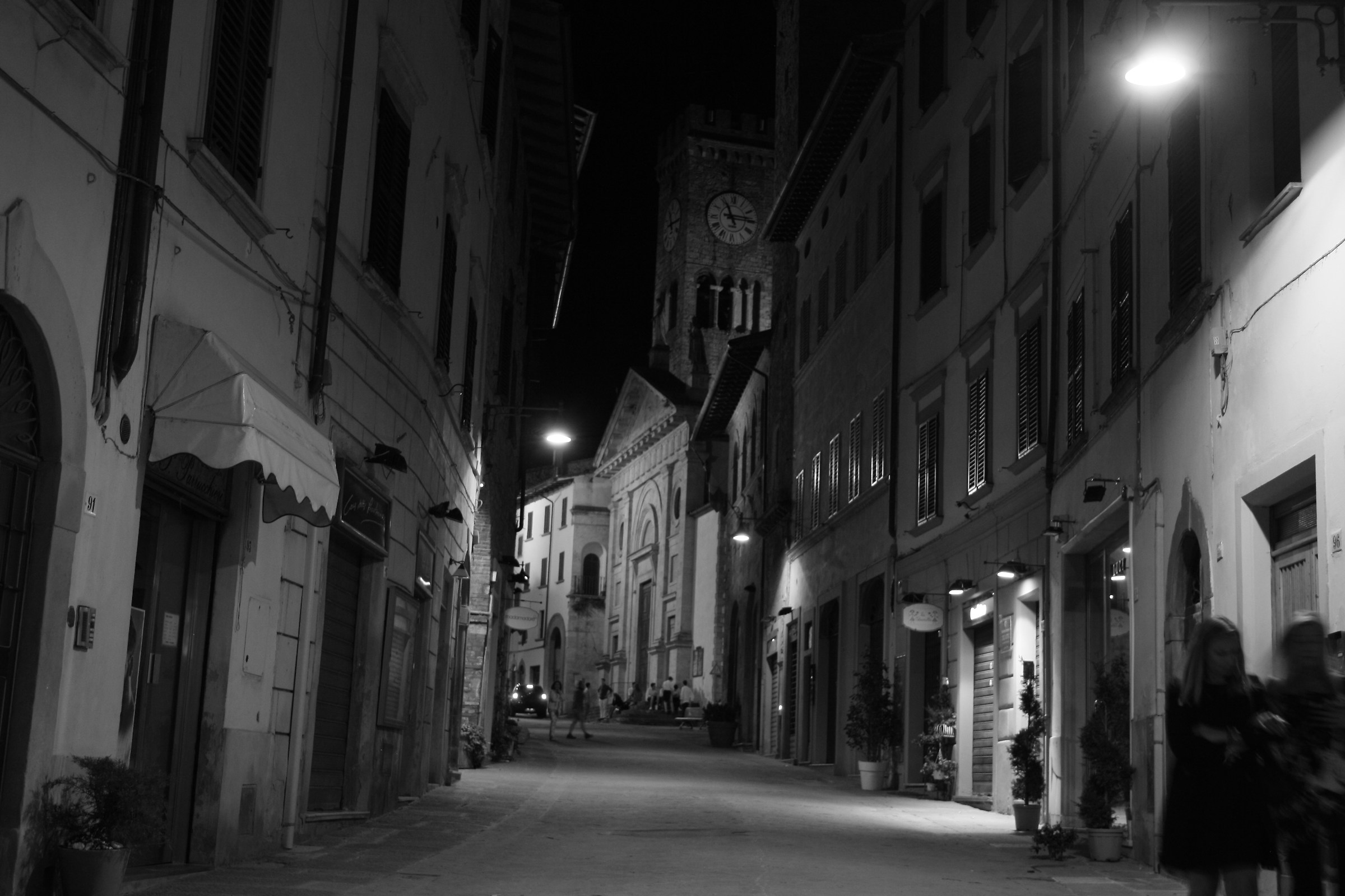 Poggibonsi at night