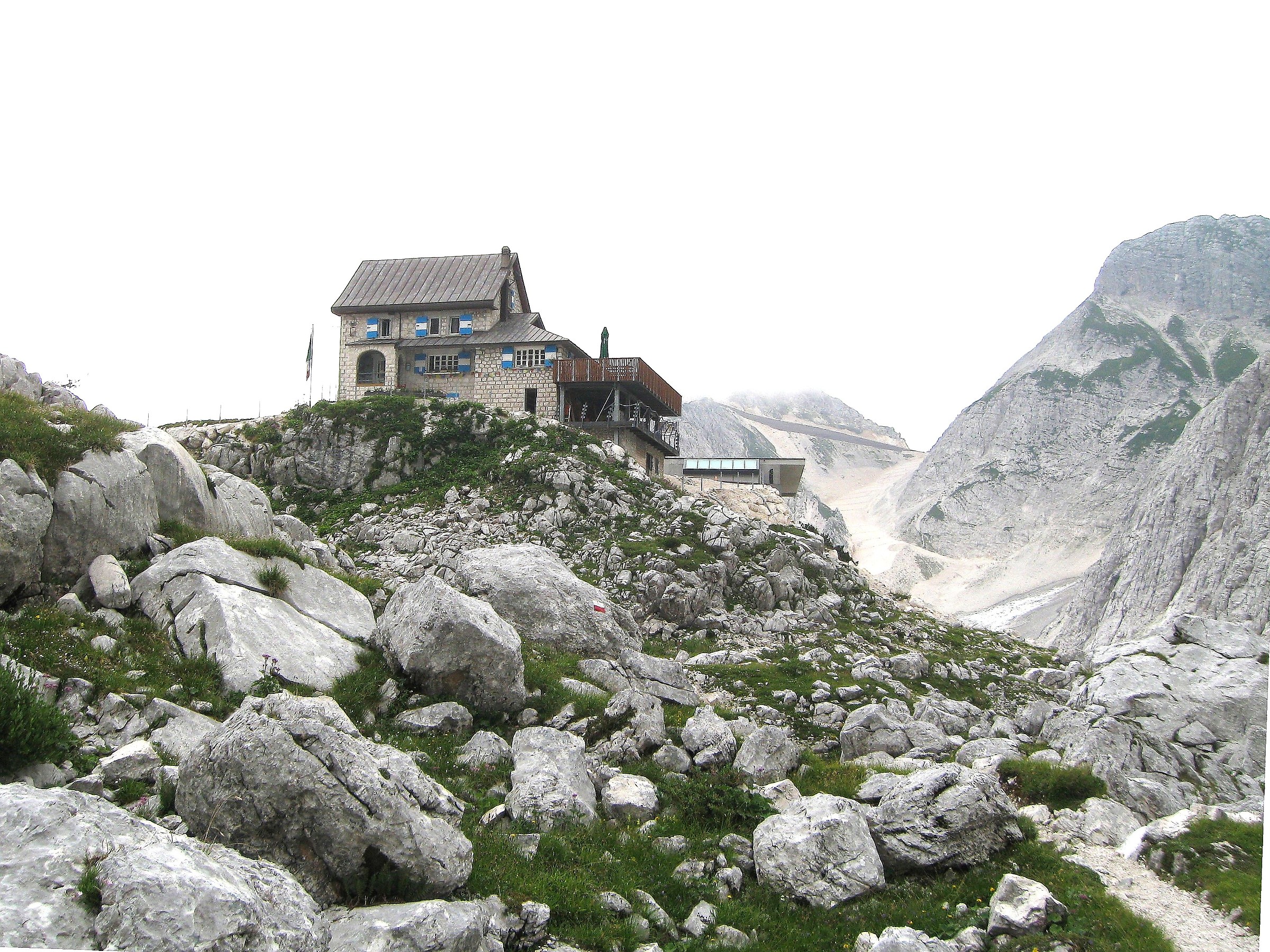 Gilberti Refuge on M. Canin Julian Alps