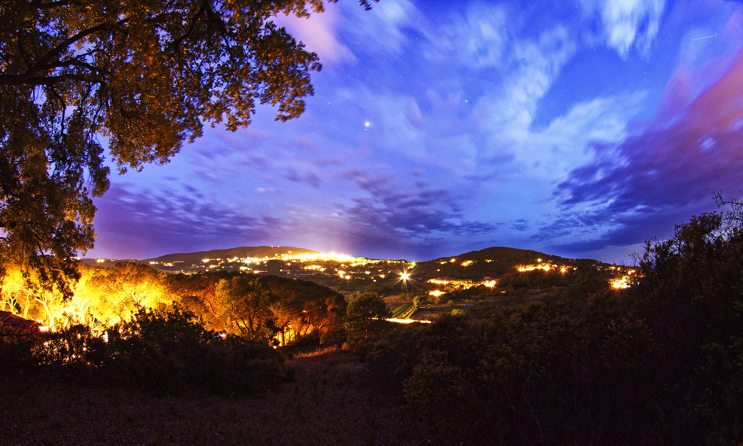 An hour after sunset