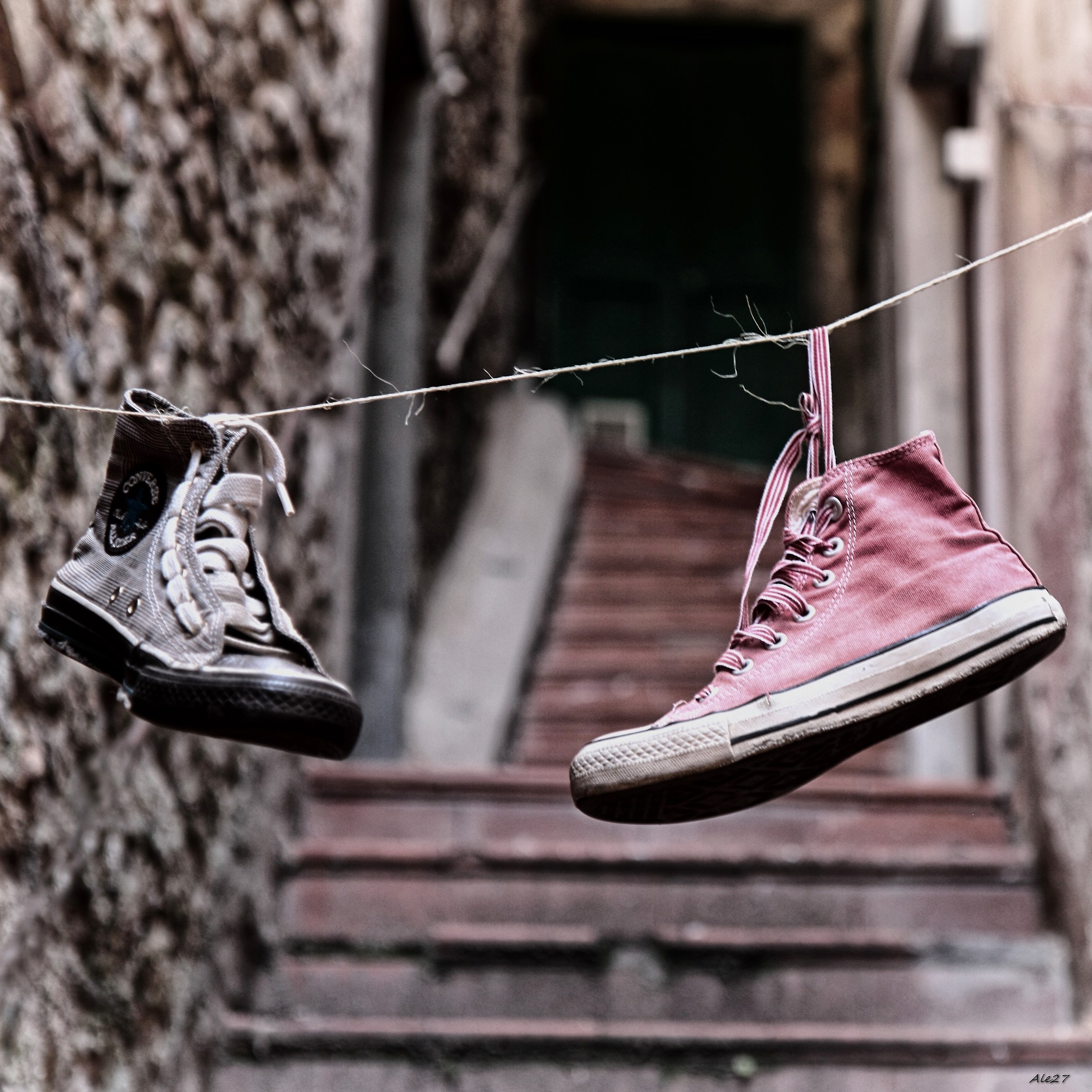 ... hanging by a thread....