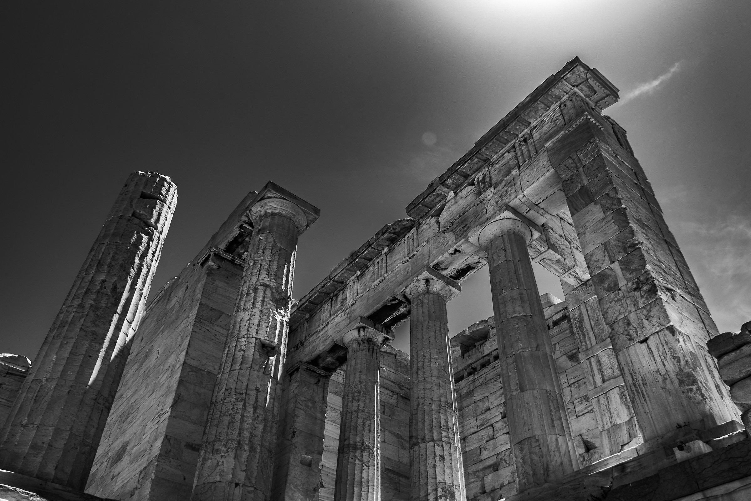 L'entrata del Partenone.