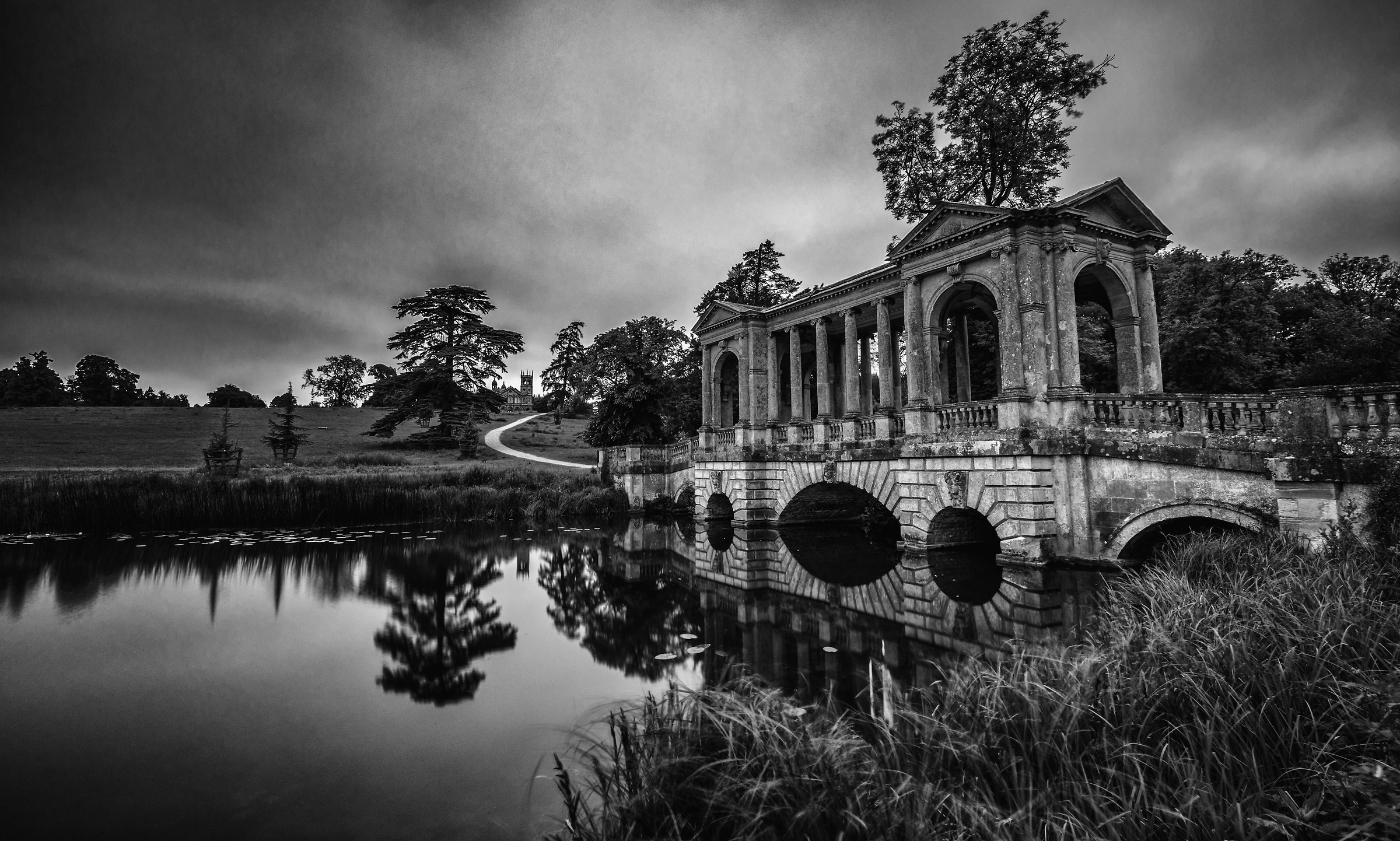 Palladian Bridge (b&w version)